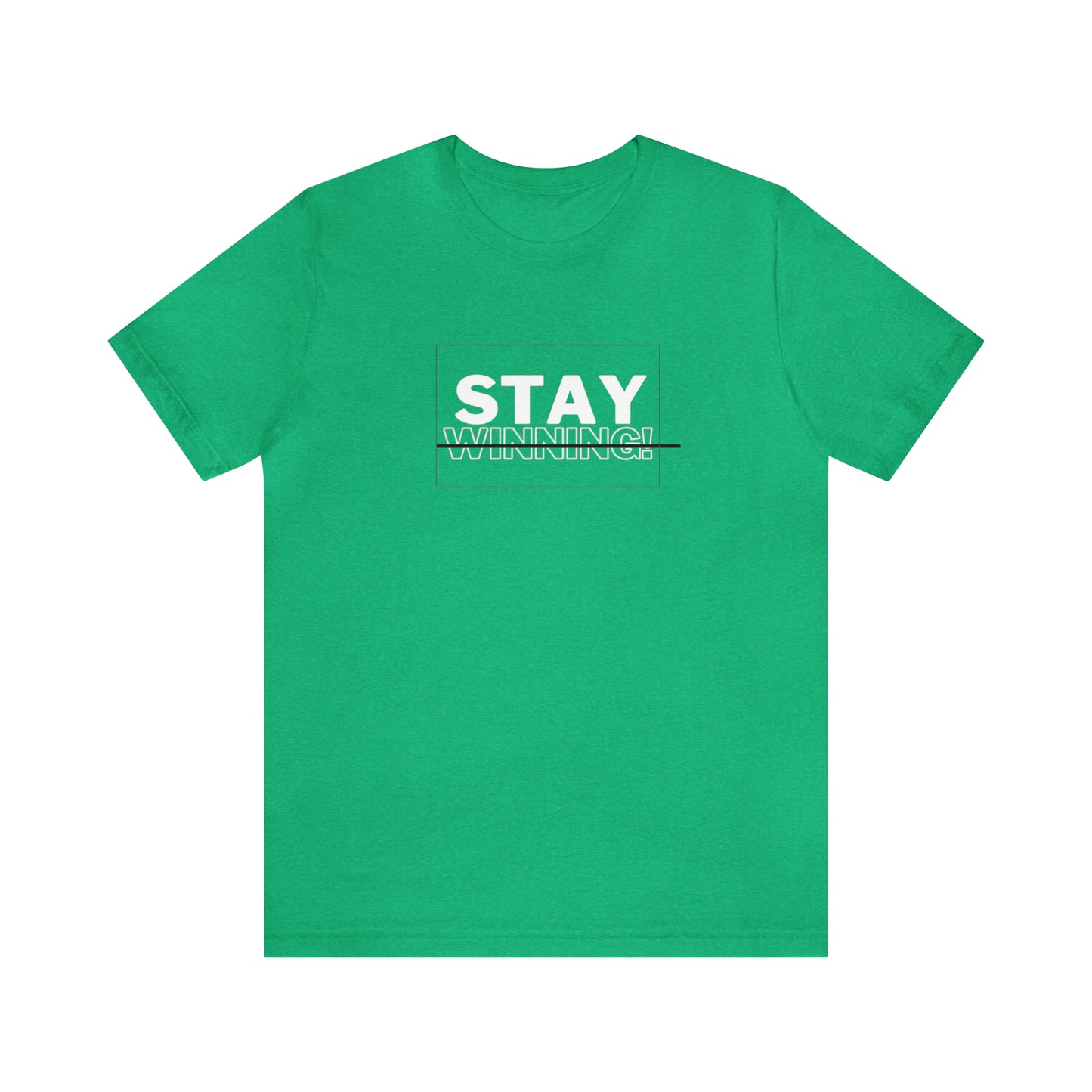 Soluvd Stay Winning Unisex, Women's, Men's Short Sleeve Tee