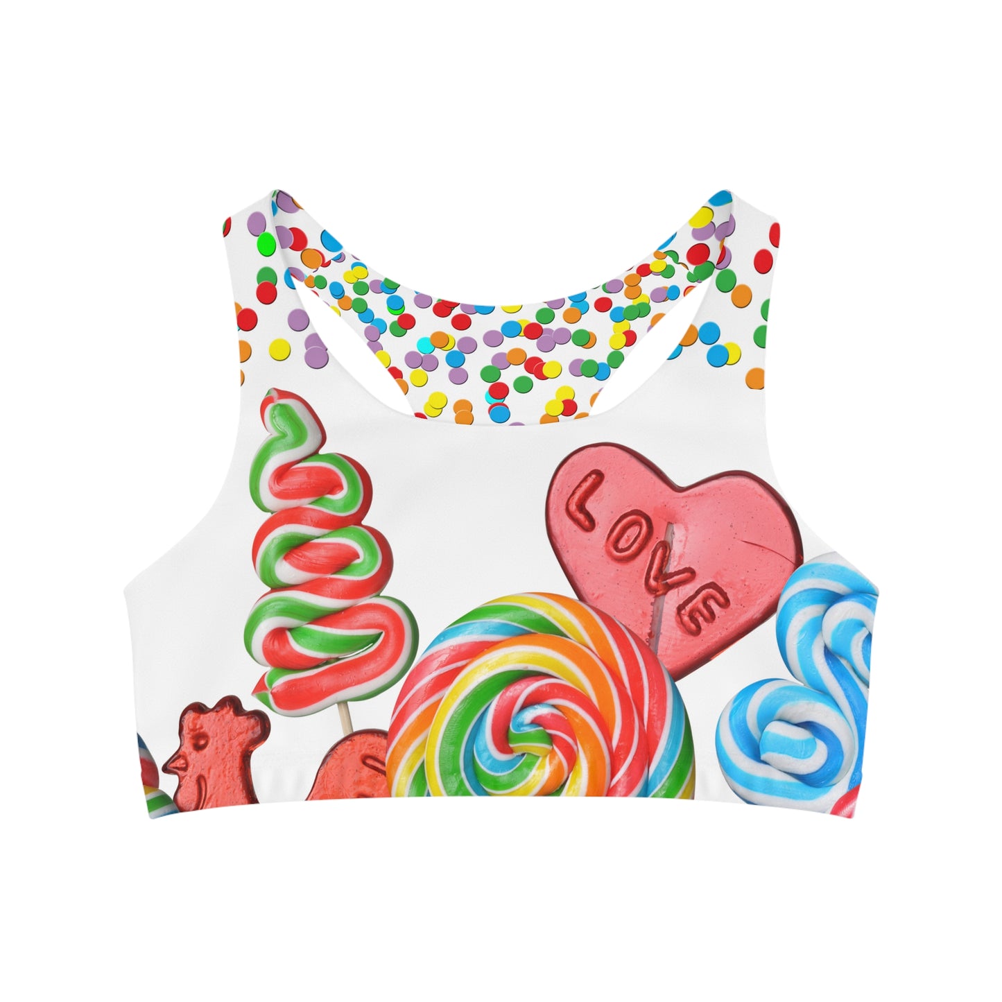 Soluvd Candyland Seamless Sports Bra