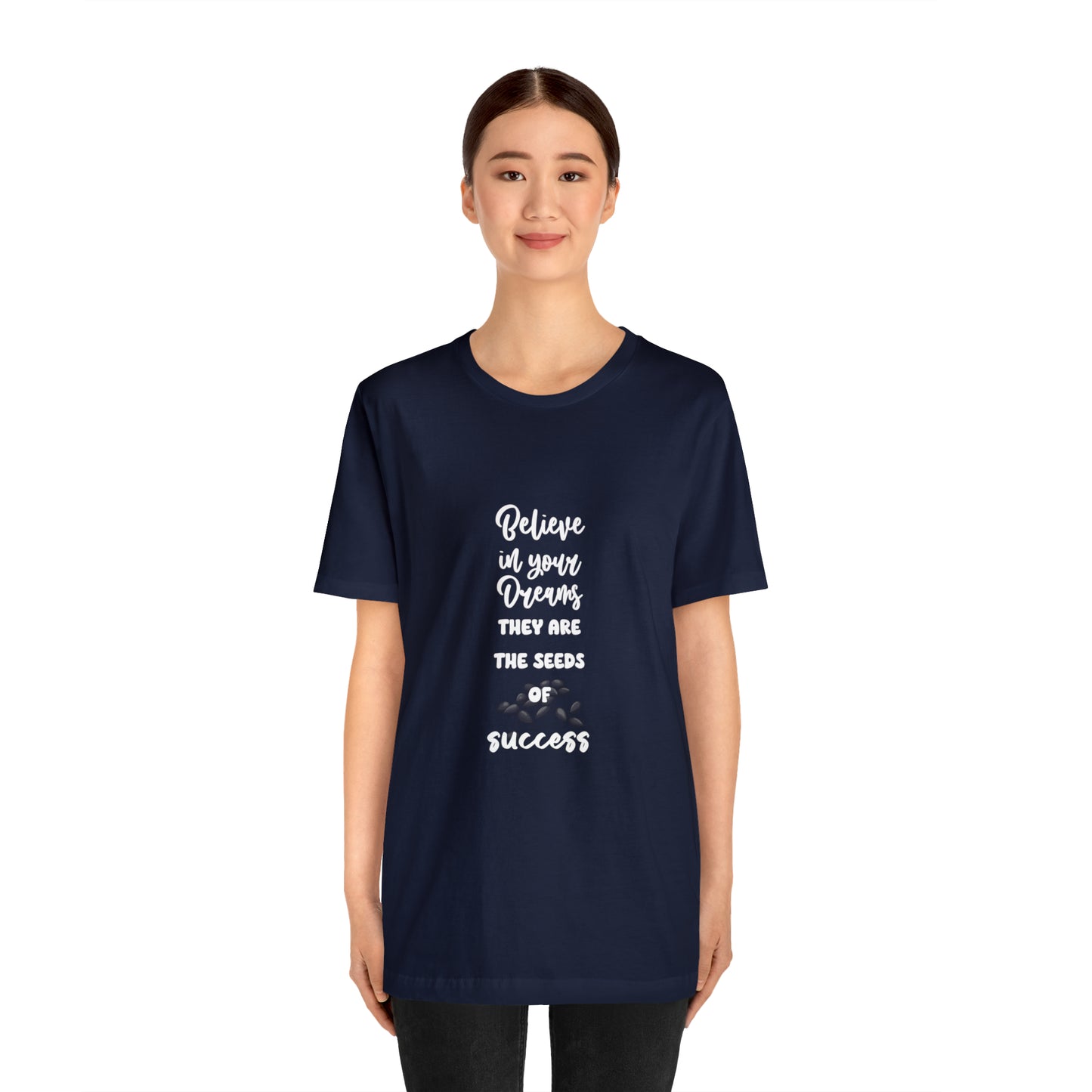 Soluvd Believe in Your Dreams Unisex, Women's, Men's Jersey Short Sleeve Tee
