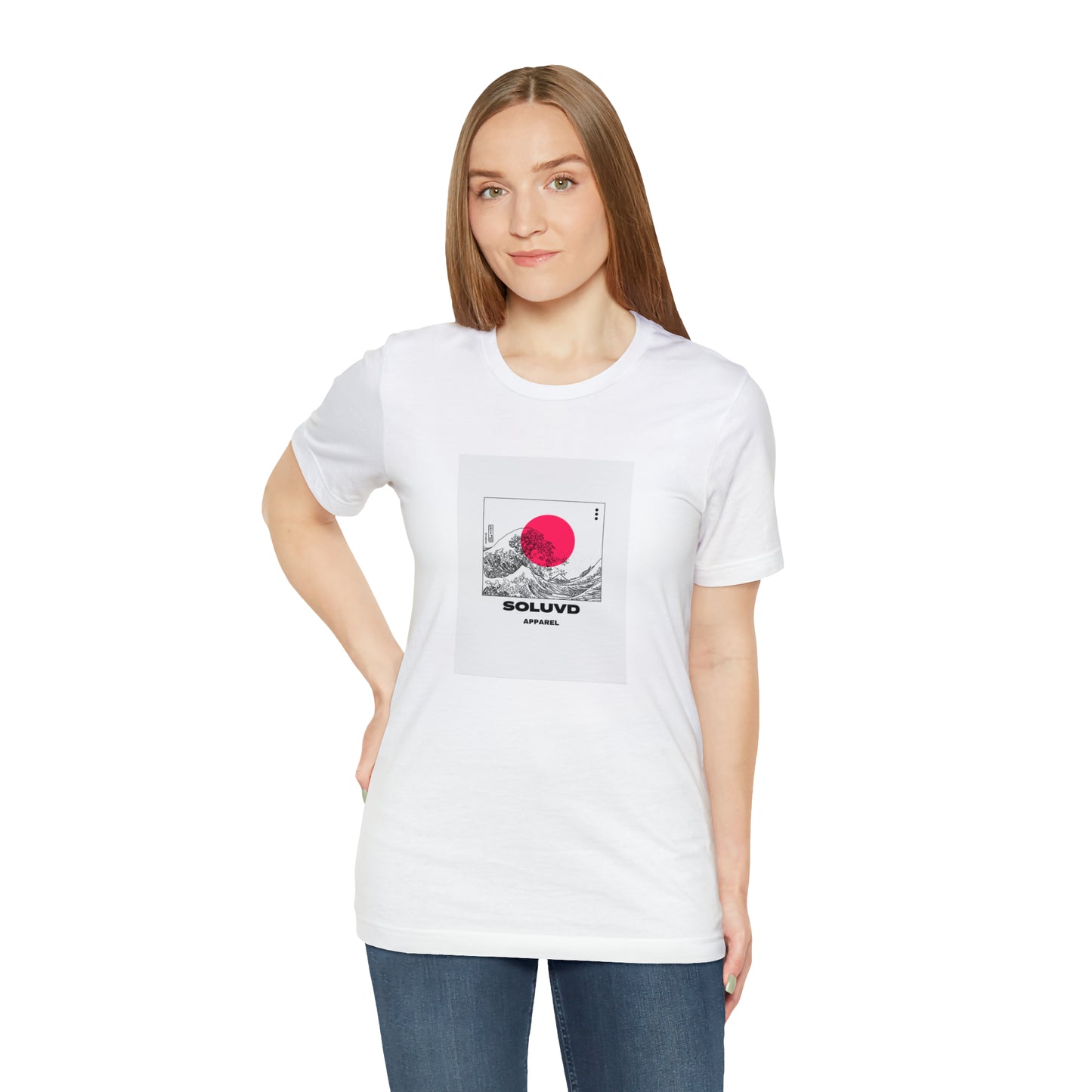 Soluvd Ink Waves Unisex, Women's, Men's Short Sleeve Tee