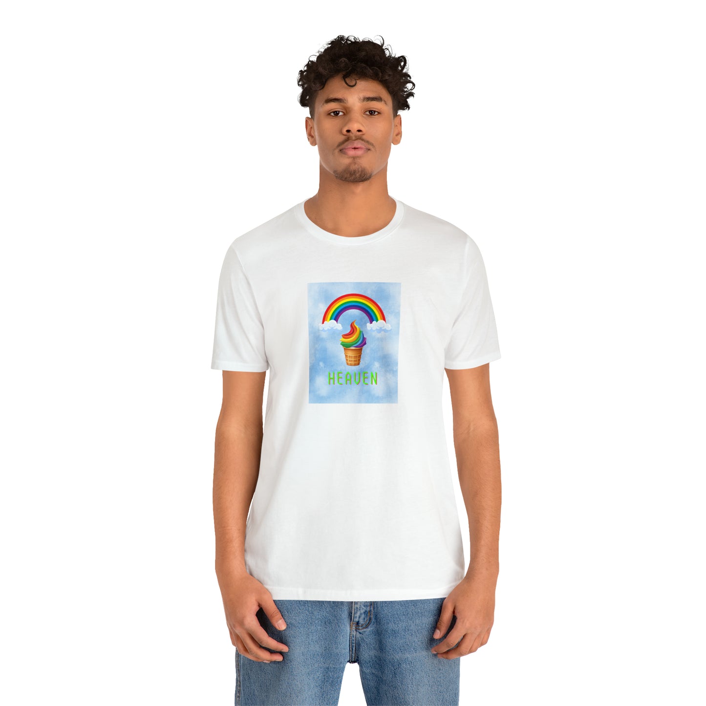 Soluvd Heaven Ice Cream Cone Unisex, Women's, Men's Short Sleeve Tee