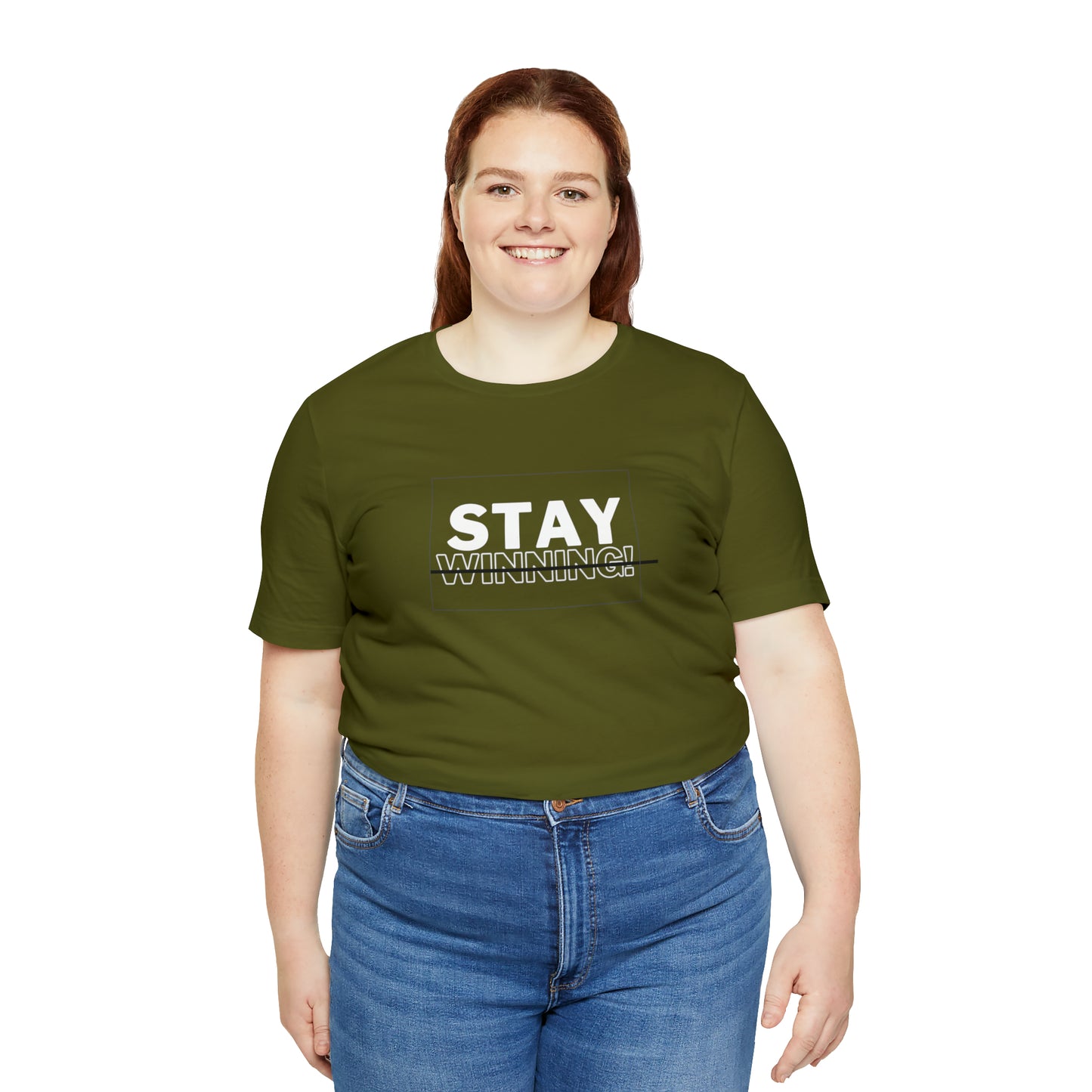 Soluvd Stay Winning Unisex, Women's, Men's Short Sleeve Tee