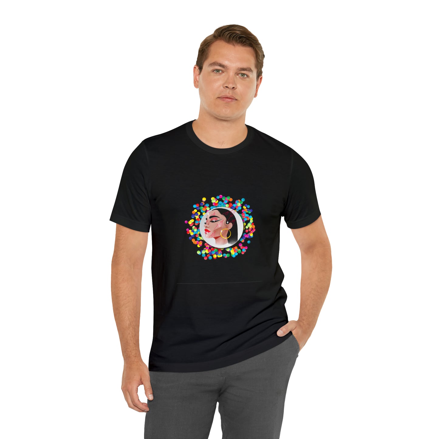 Soluvd Confetti Unisex, Women's, Men's Short Sleeve Tee