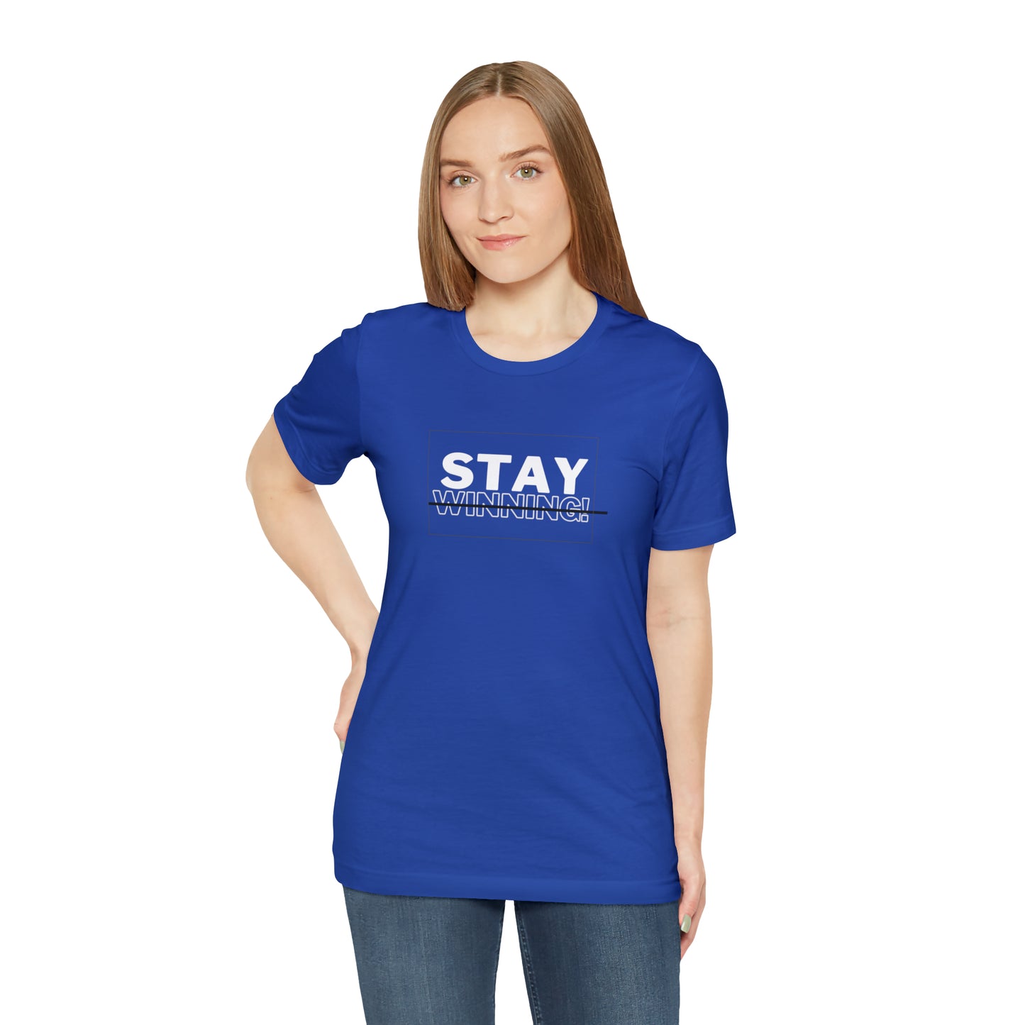 Soluvd Stay Winning Unisex, Women's, Men's Short Sleeve Tee