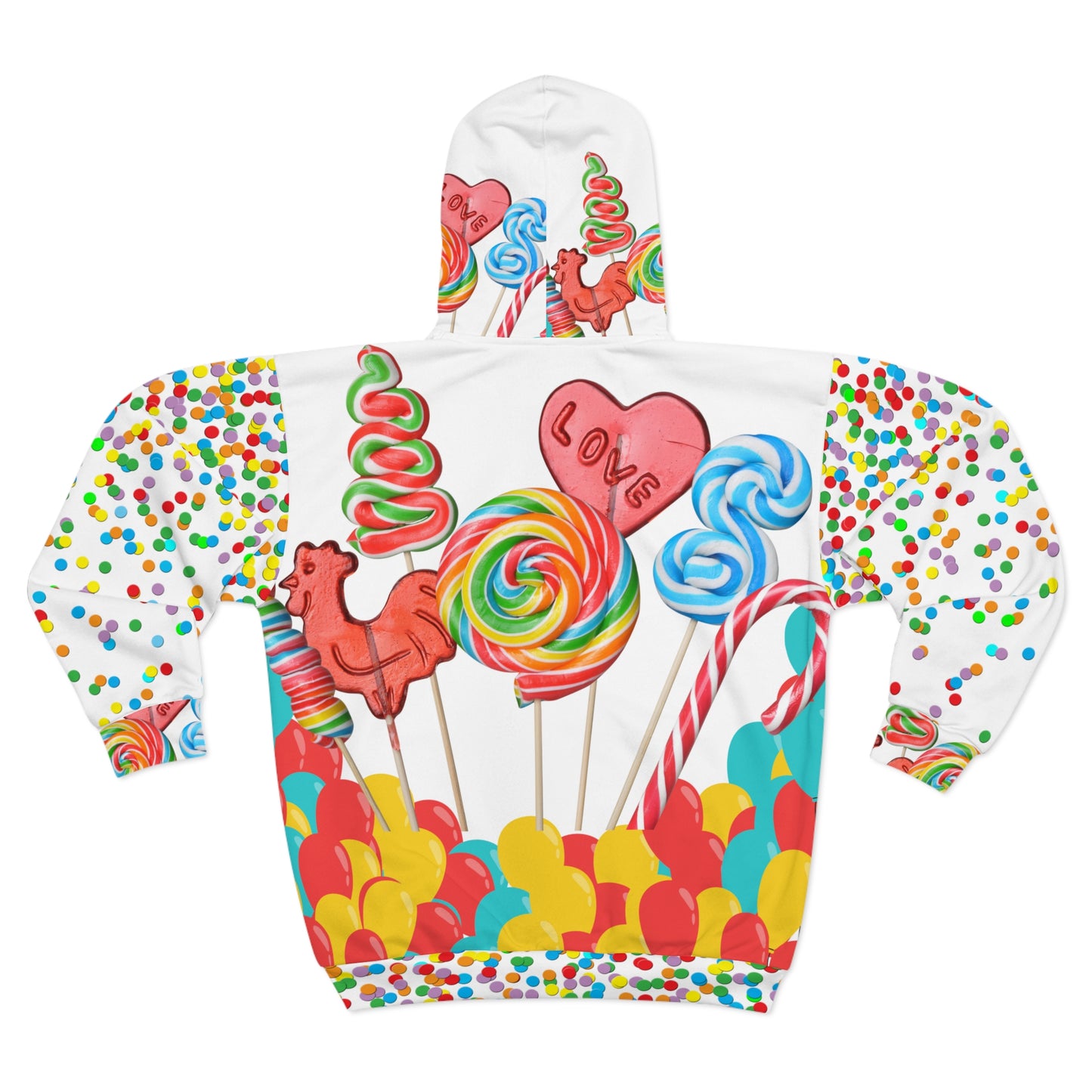 Soluvd Candyland Unisex, Women's, Men's Zip Hoodie