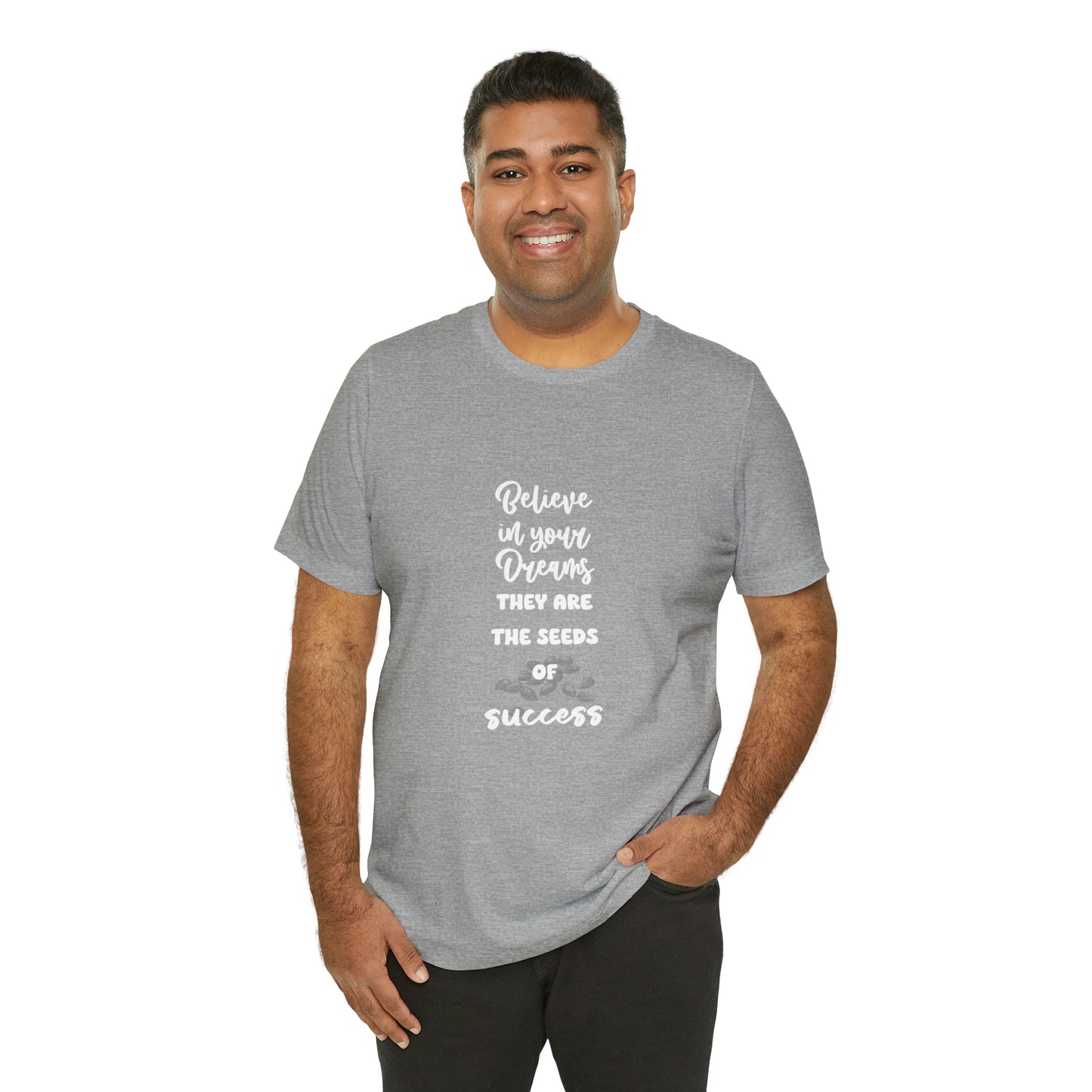 Soluvd Believe in Your Dreams Unisex, Women's, Men's Jersey Short Sleeve Tee