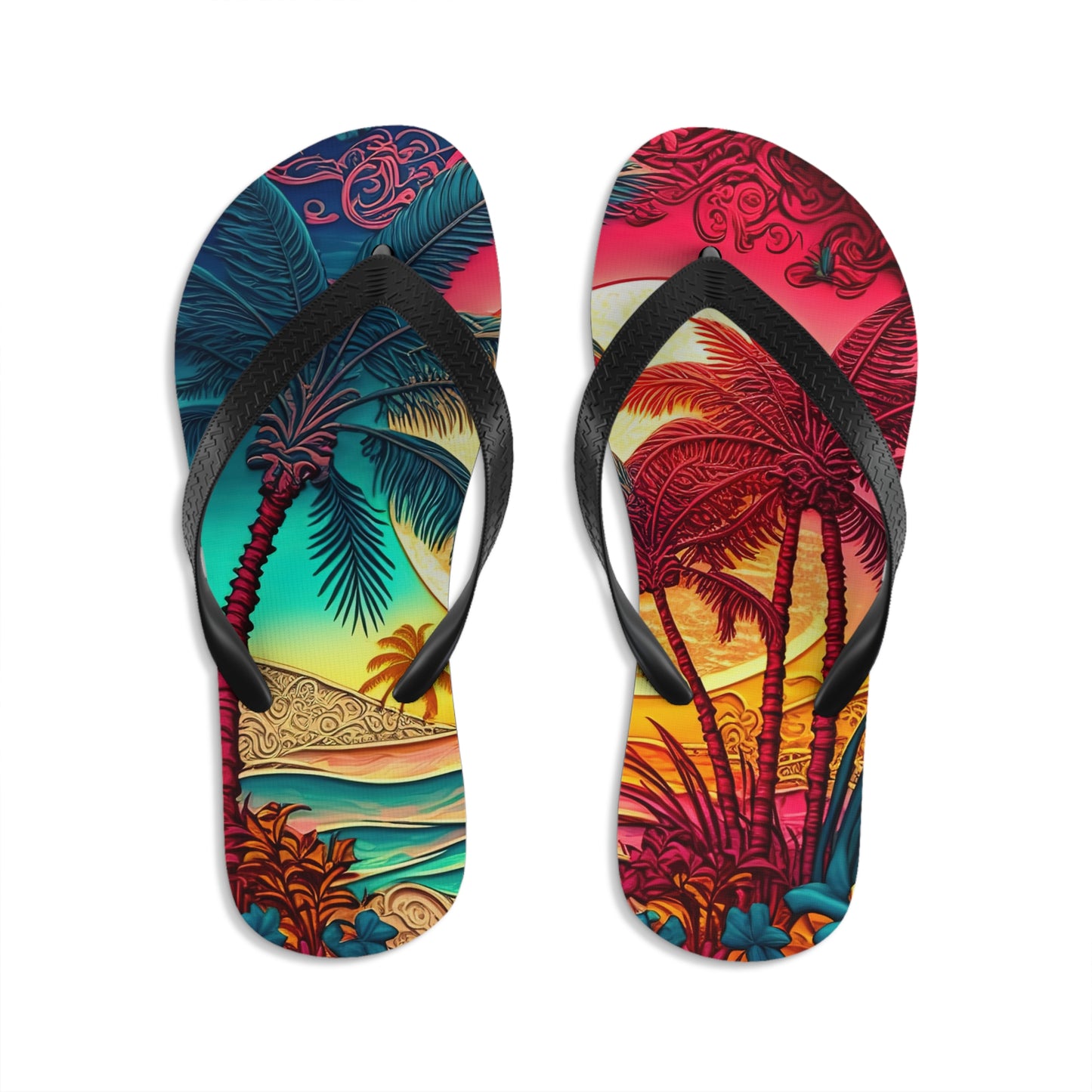 Soluvd SummerSun Unisex, Women's, Men's Flip-Flops