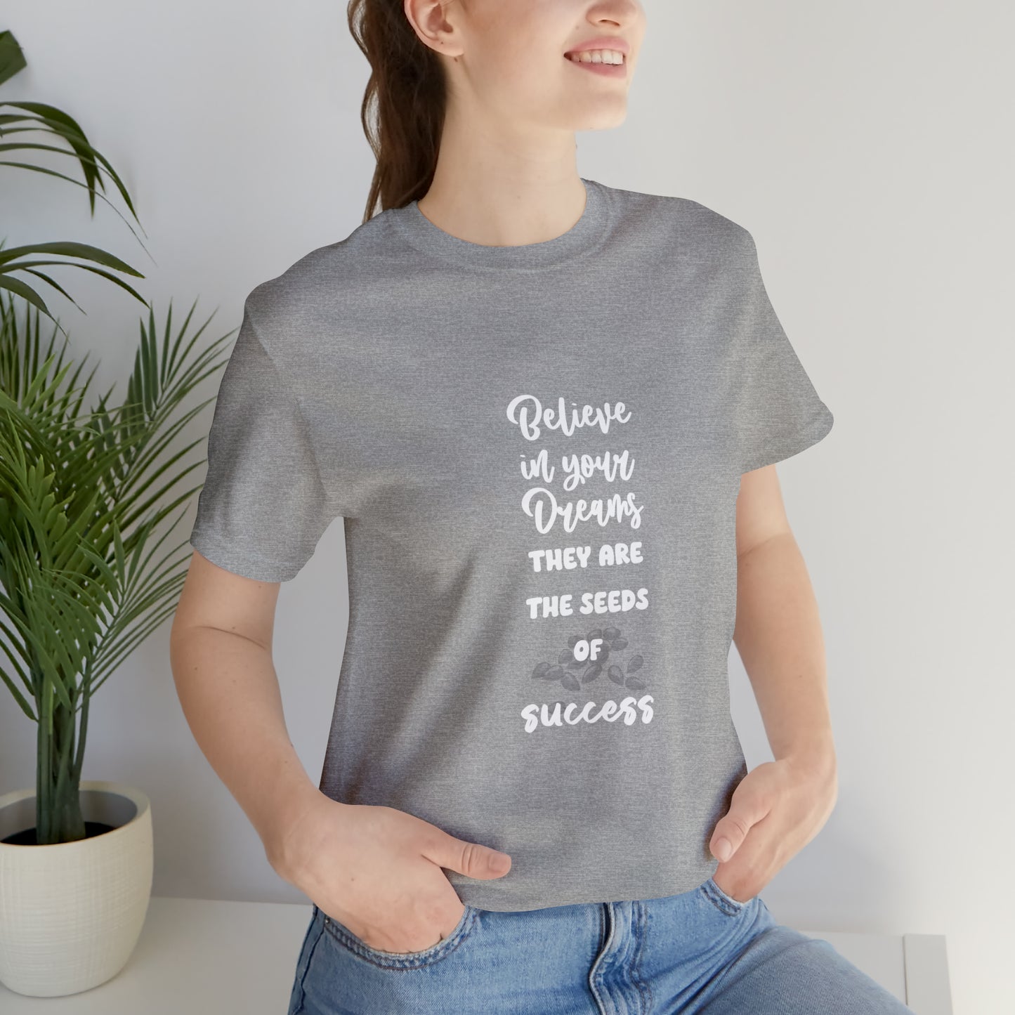 Soluvd Believe in Your Dreams Unisex, Women's, Men's Jersey Short Sleeve Tee