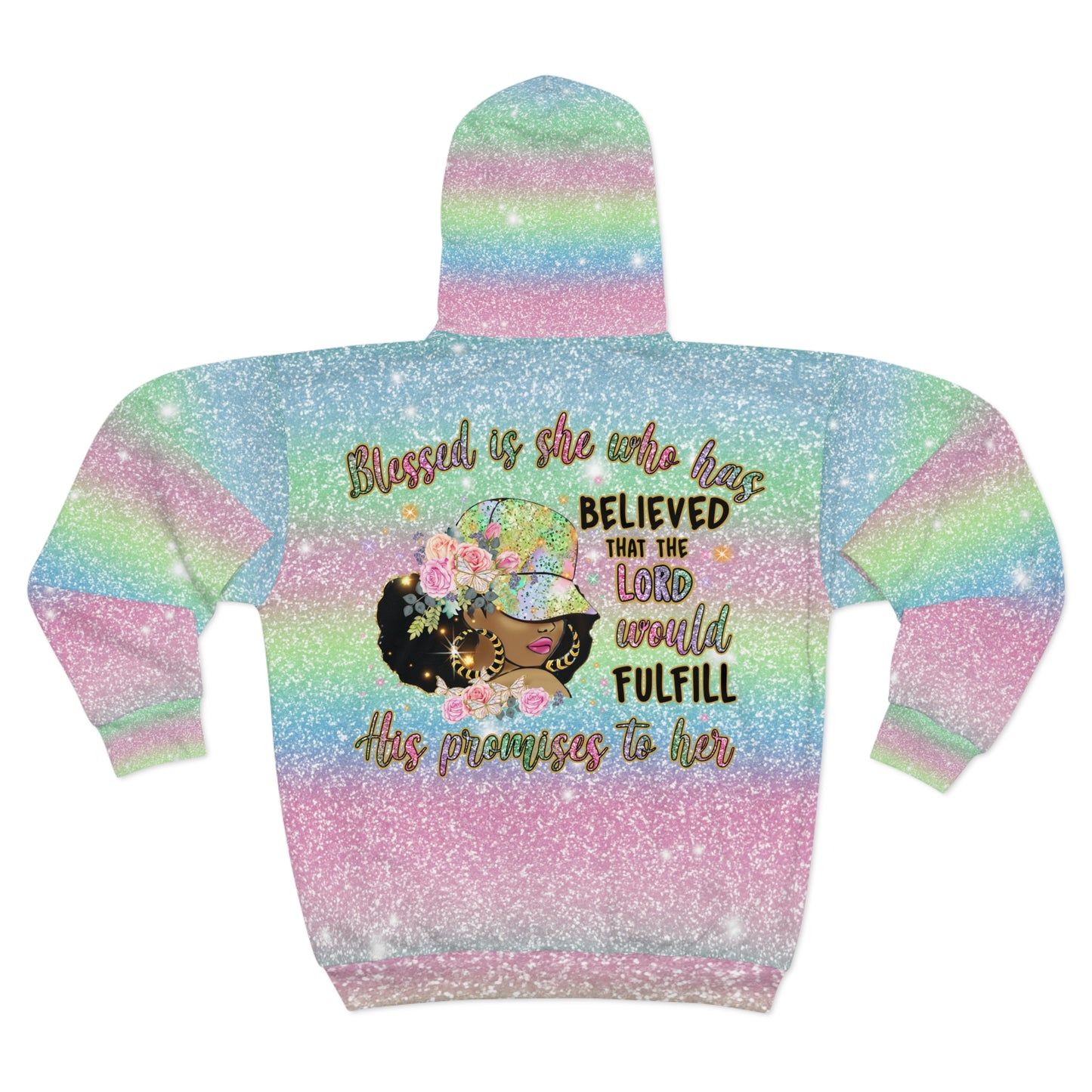 Soluvd Blessed-Is-She Unisex Zip Hoodie