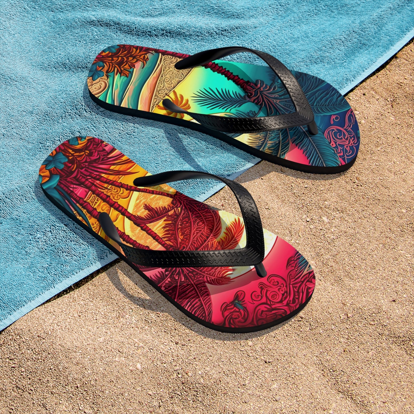 Soluvd SummerSun Unisex, Women's, Men's Flip-Flops