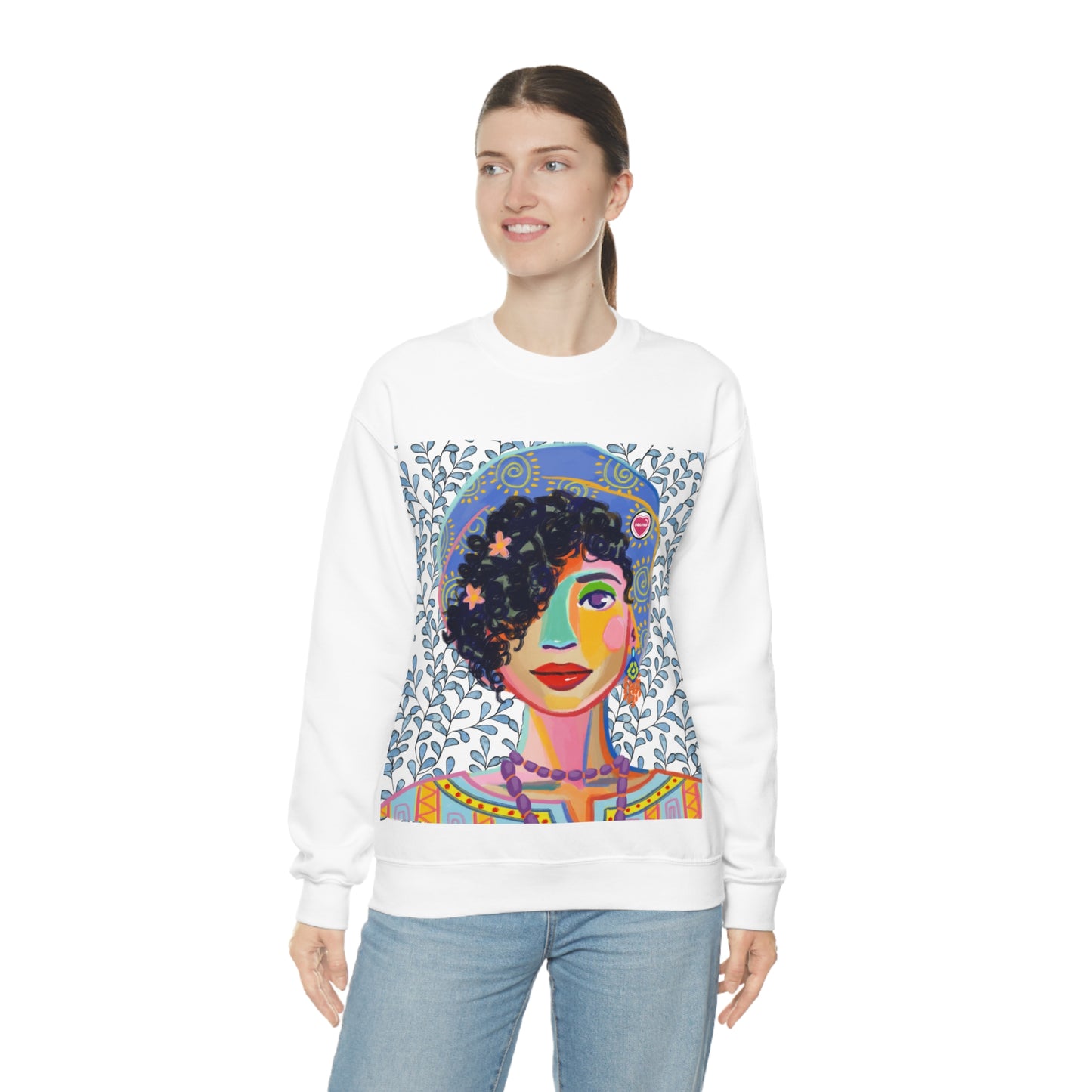 Soluvd Beret Unisex Heavy Blend™ Crewneck Sweatshirt