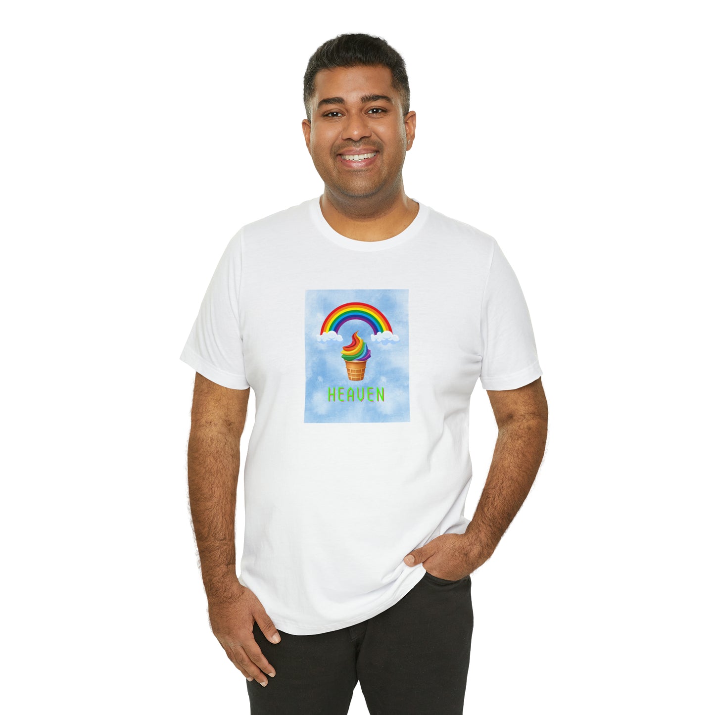Soluvd Heaven Ice Cream Cone Unisex, Women's, Men's Short Sleeve Tee