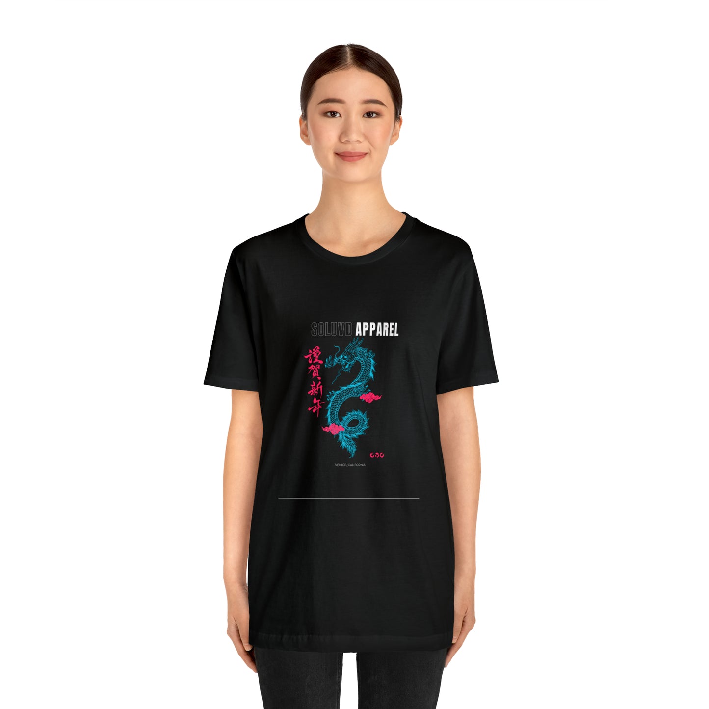 Soluvd Dragon Apparel Unisex, Women's, Men's Short Sleeve Tee
