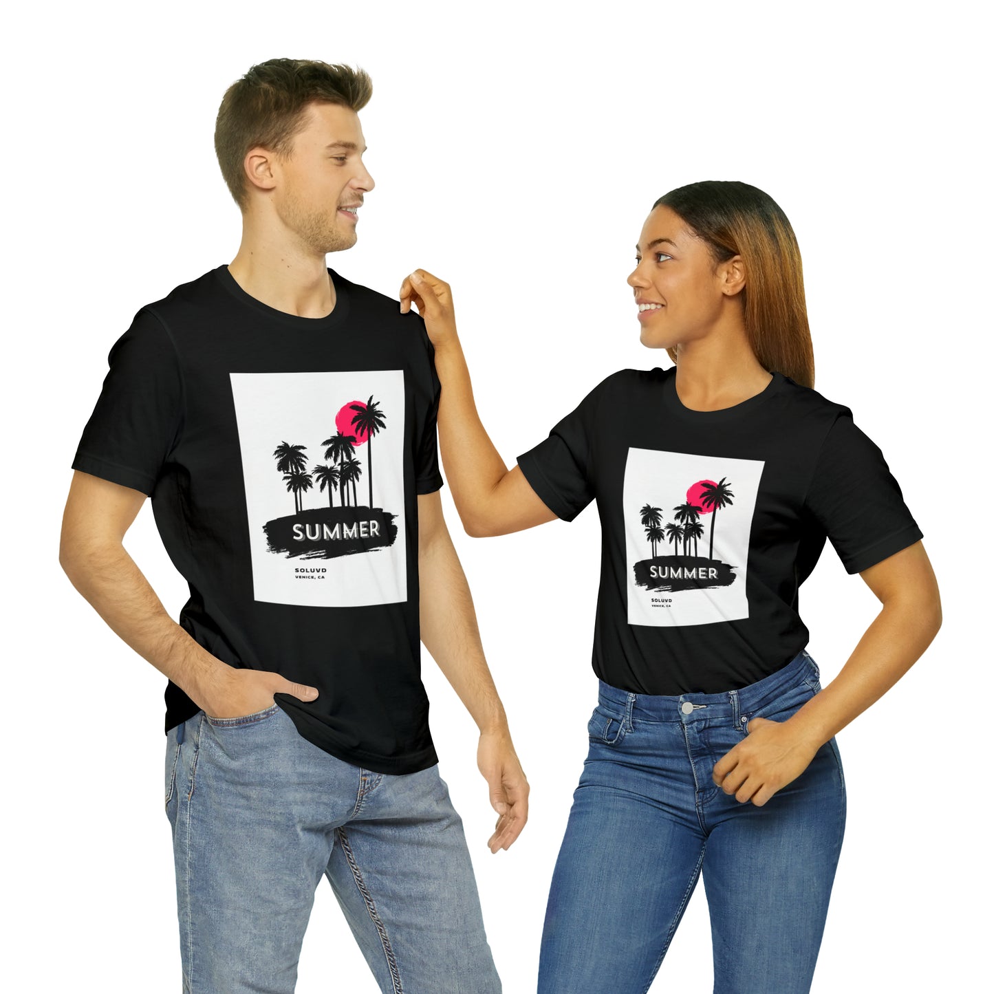 Soluvd Summer Unisex, Women's, Men's Short Sleeve Tee