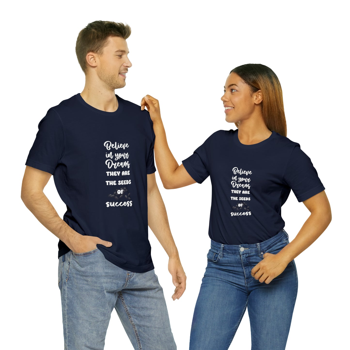 Soluvd Believe in Your Dreams Unisex, Women's, Men's Jersey Short Sleeve Tee