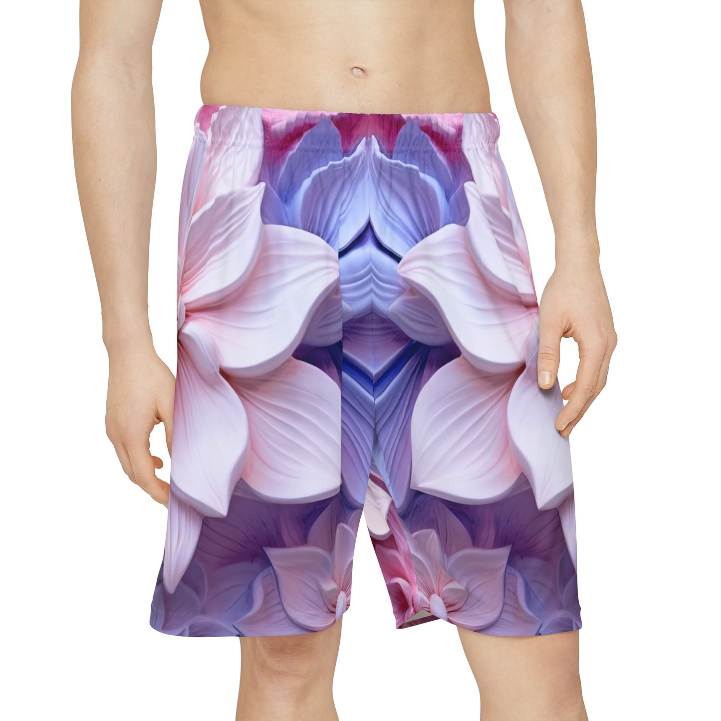 Soluvd 3D Flower An Men’s Sports Shorts (AOP)