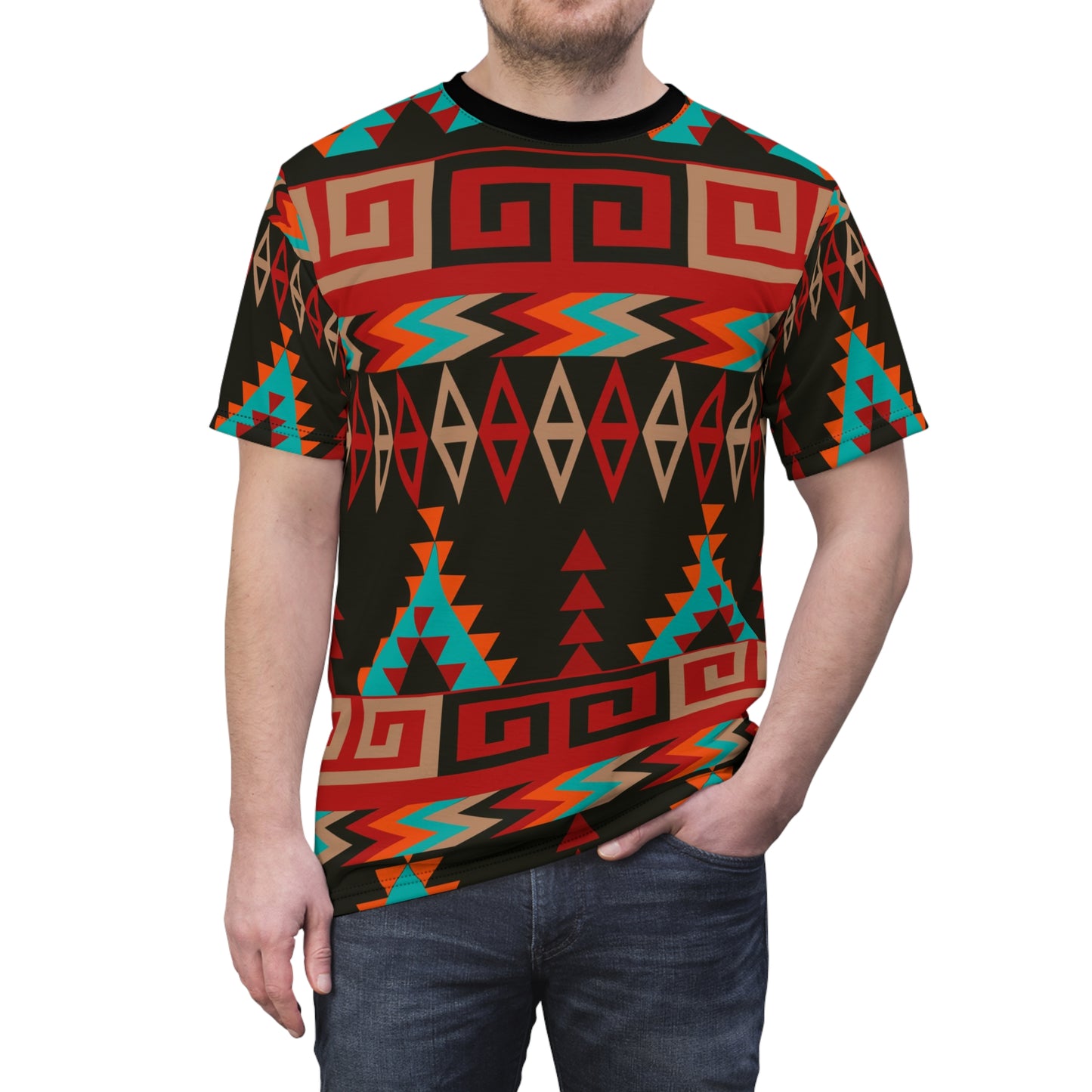 Soluvd Mayan Unisex, Women's, Men's Cut & Sew Tee