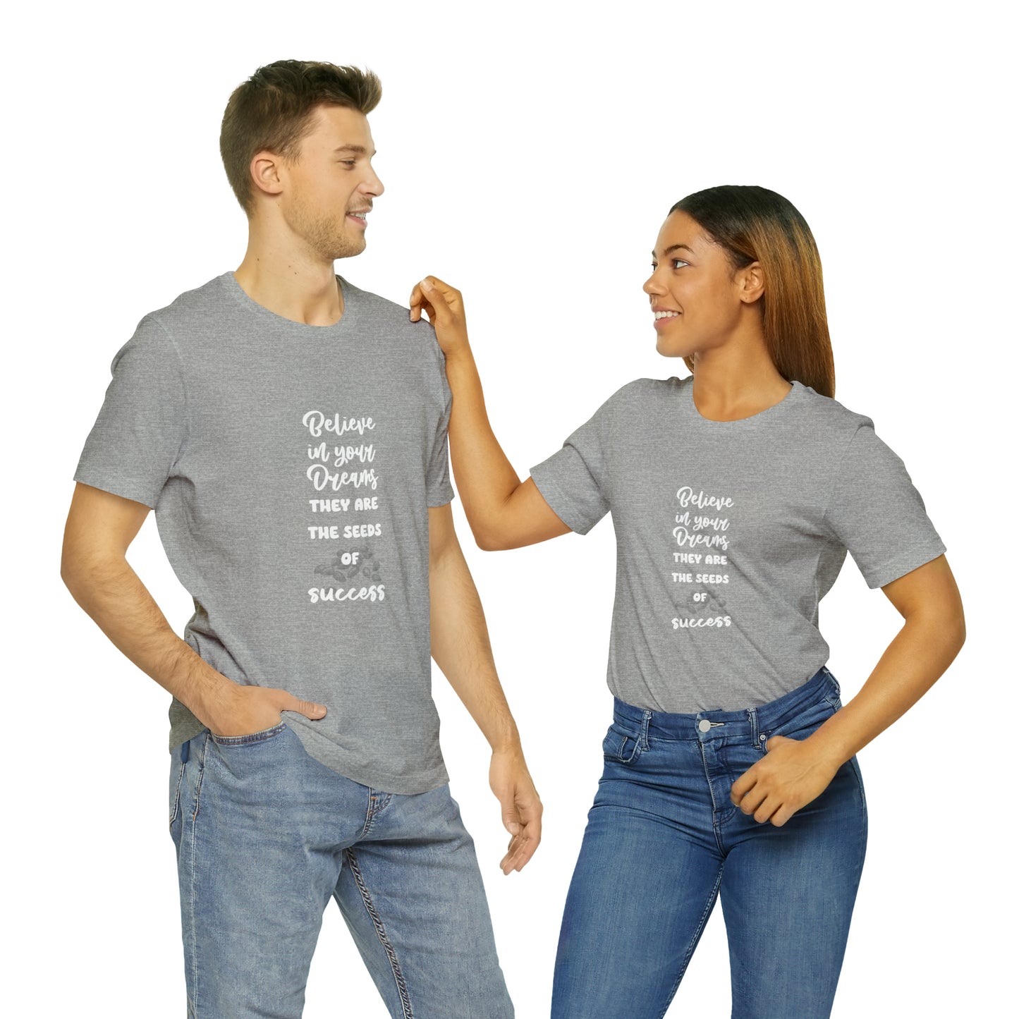 Soluvd Believe in Your Dreams Unisex, Women's, Men's Jersey Short Sleeve Tee