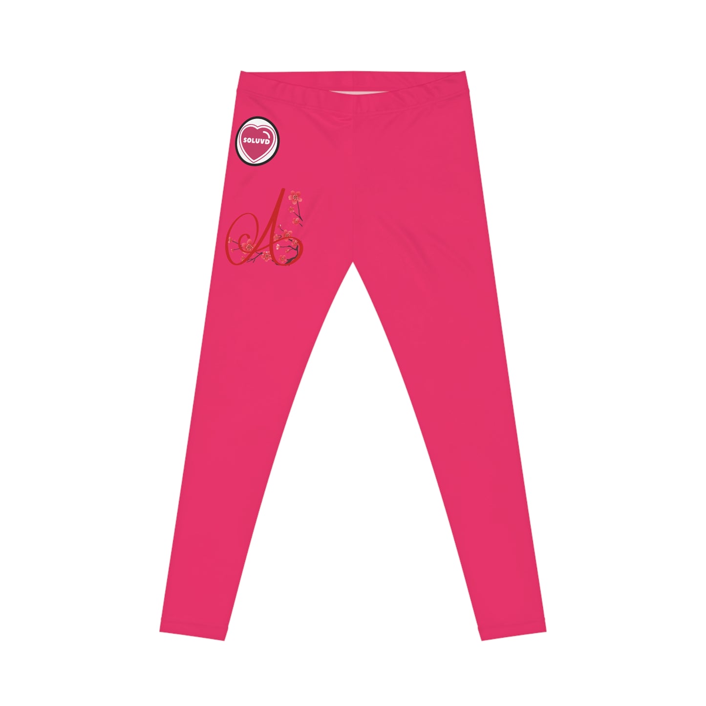 Soluvd Pink A Women's Casual Leggings