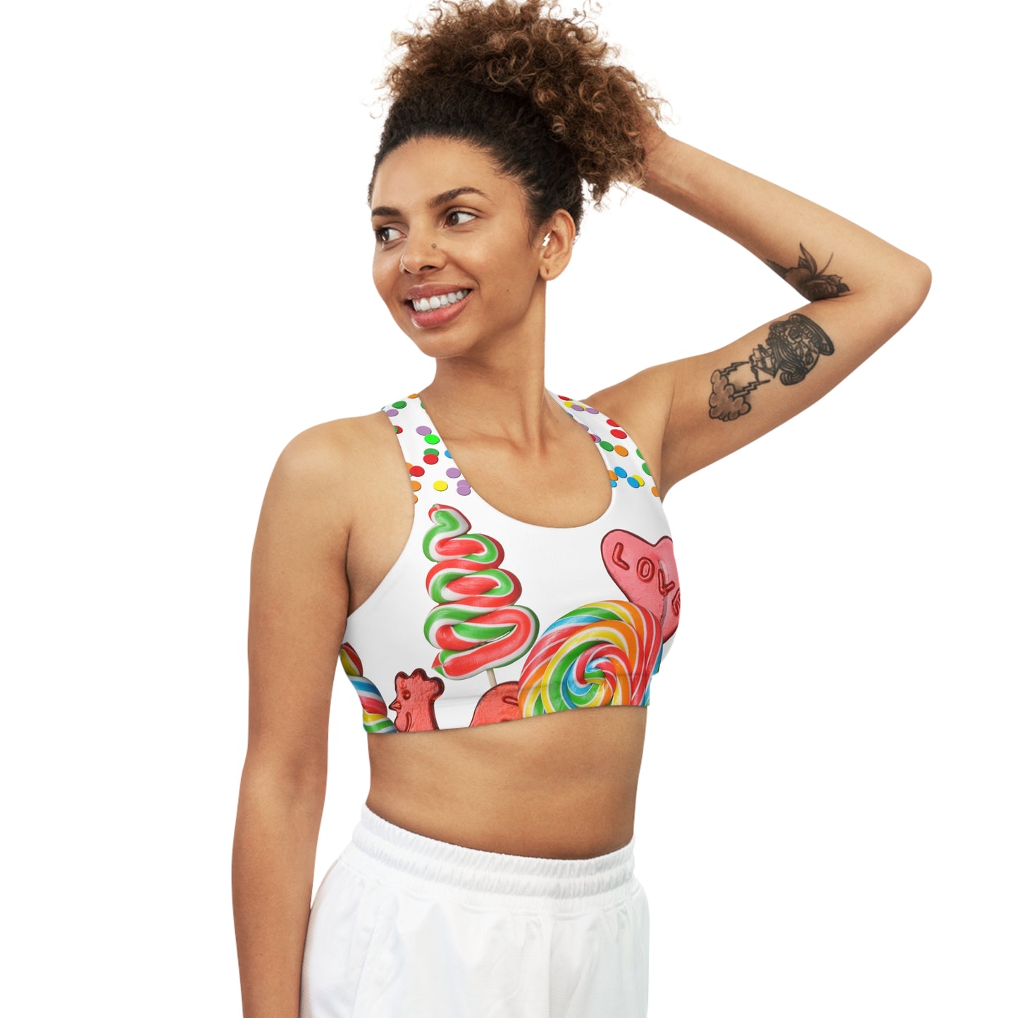 Soluvd Candyland Seamless Sports Bra