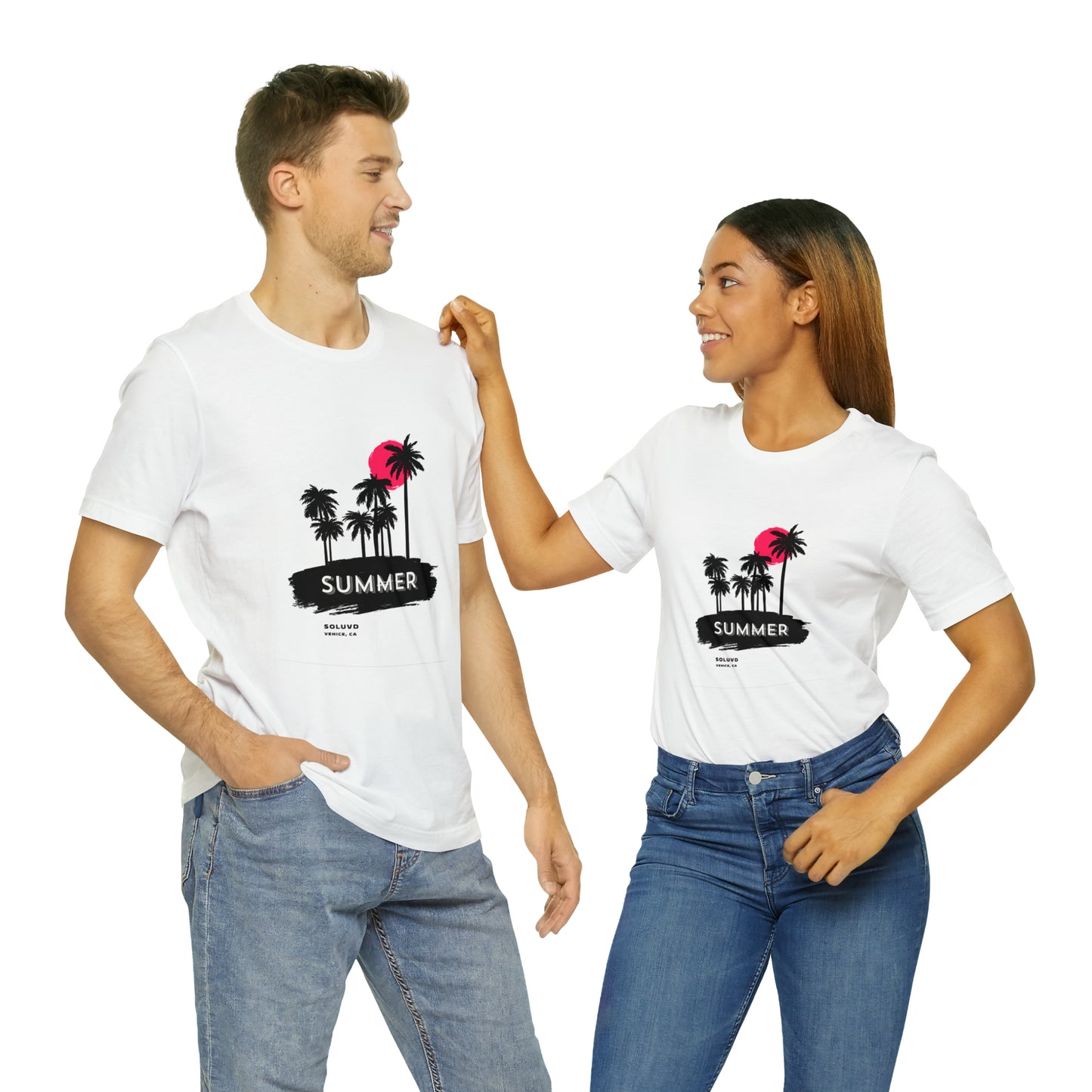 Soluvd Summer Unisex, Women's, Men's Short Sleeve Tee