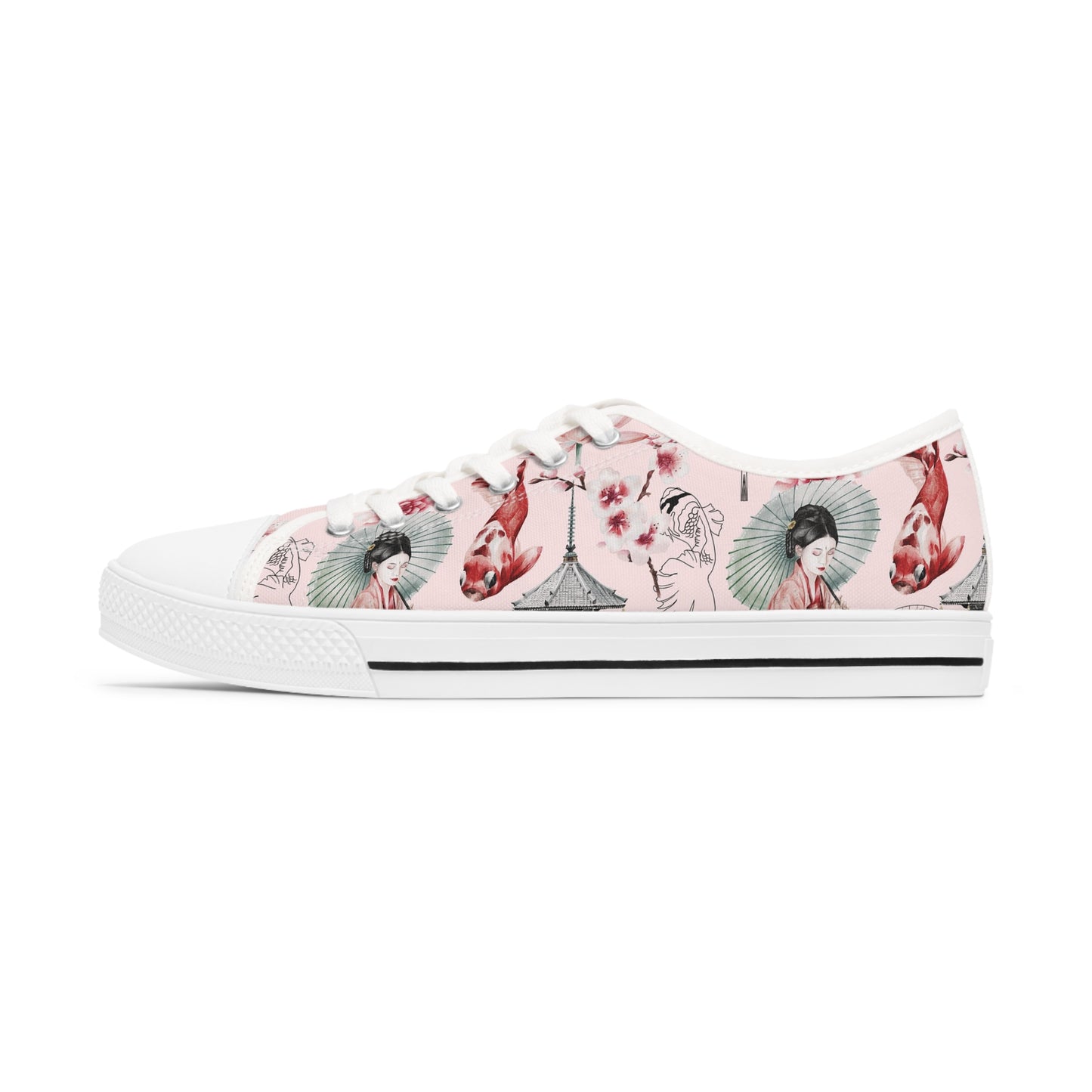 Soluvd Pink Pagoda Women's Low Top Sneakers
