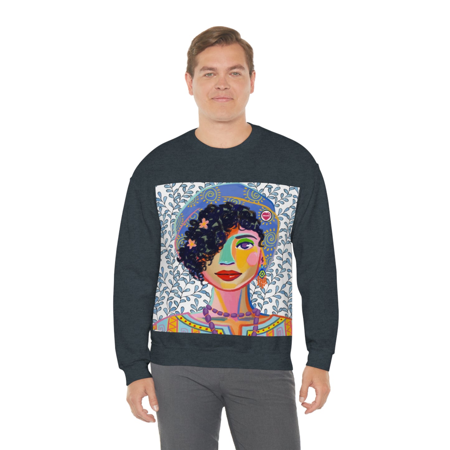 Soluvd Beret Unisex Heavy Blend™ Crewneck Sweatshirt