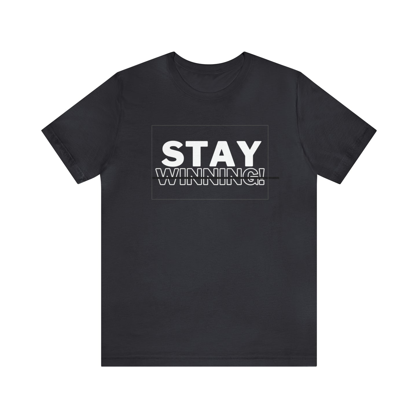 Soluvd Stay Winning Unisex, Women's, Men's Short Sleeve Tee