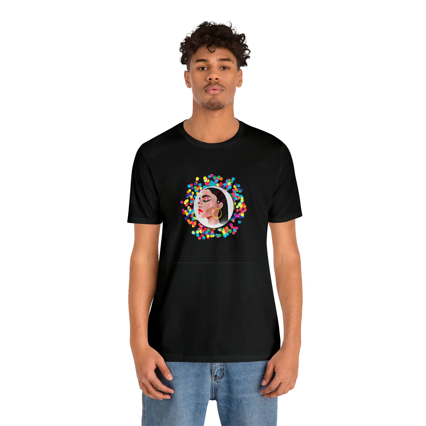 Soluvd Confetti Unisex, Women's, Men's Short Sleeve Tee