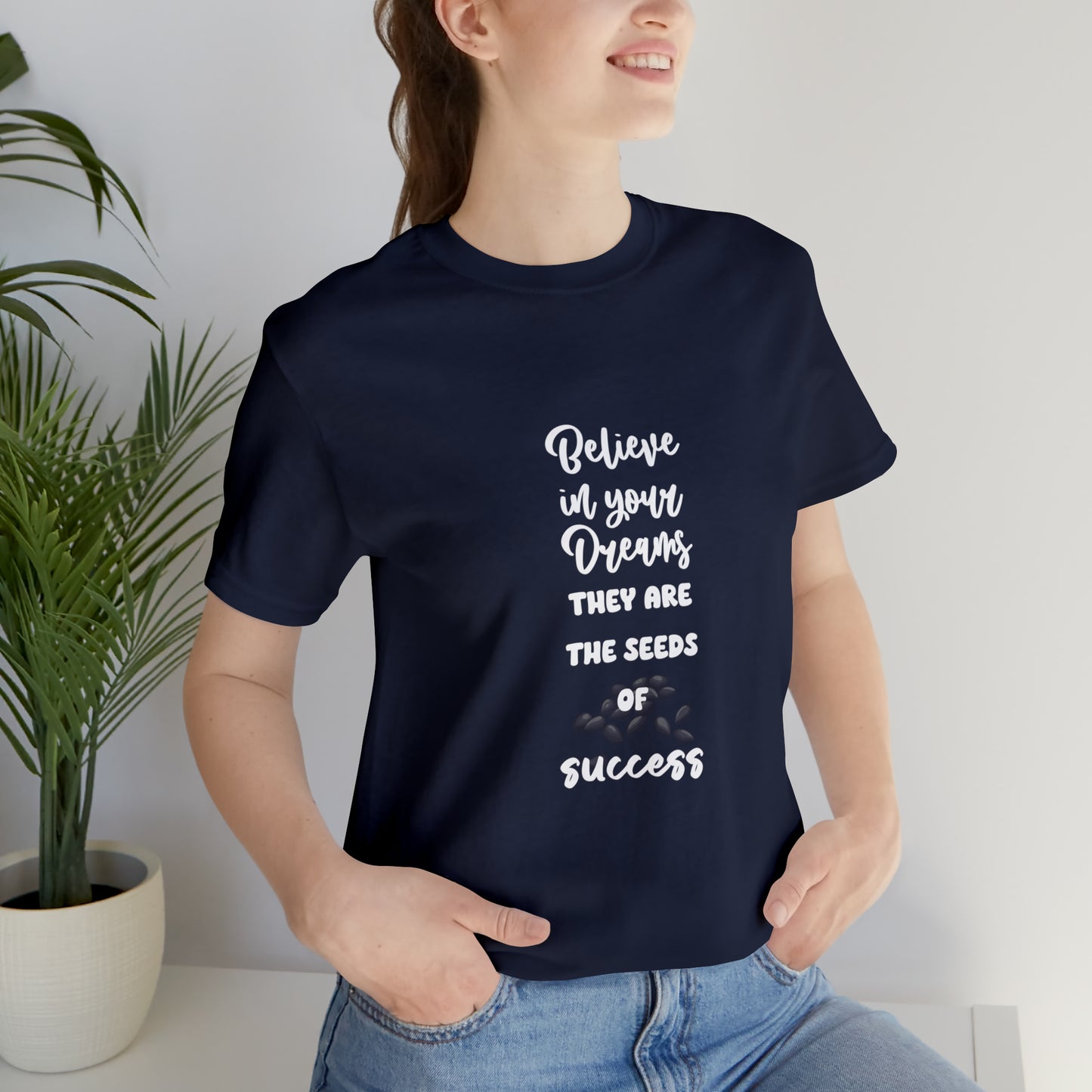 Soluvd Believe in Your Dreams Unisex, Women's, Men's Jersey Short Sleeve Tee