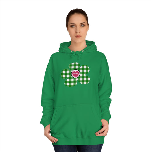 Soluvd Greenie Unisex College Hoodie