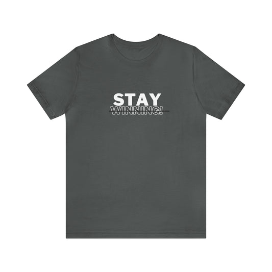 Soluvd Stay Winning Unisex, Women's, Men's Short Sleeve Tee