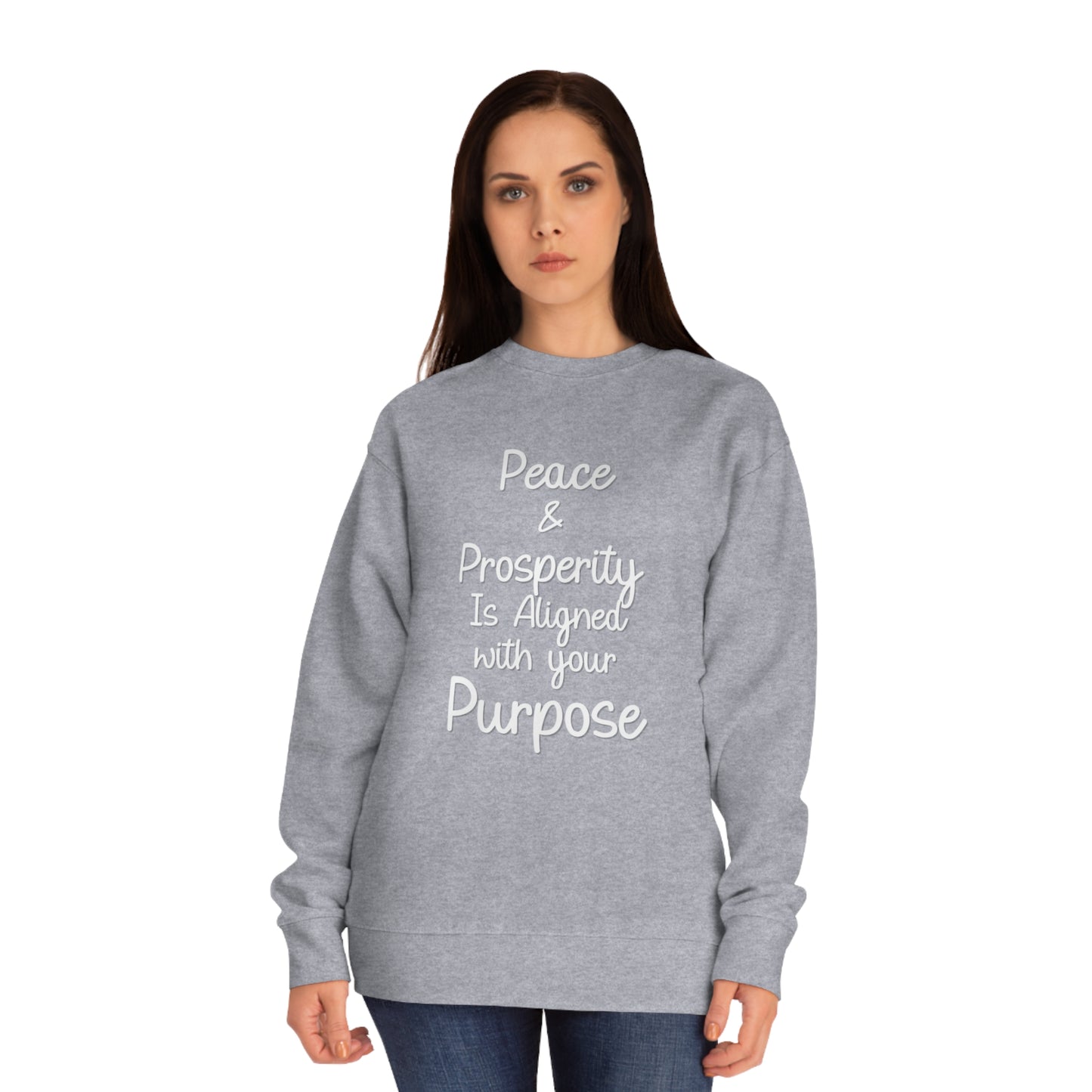 Soluvd Peace & Prosperity Unisex Crew Sweatshirt