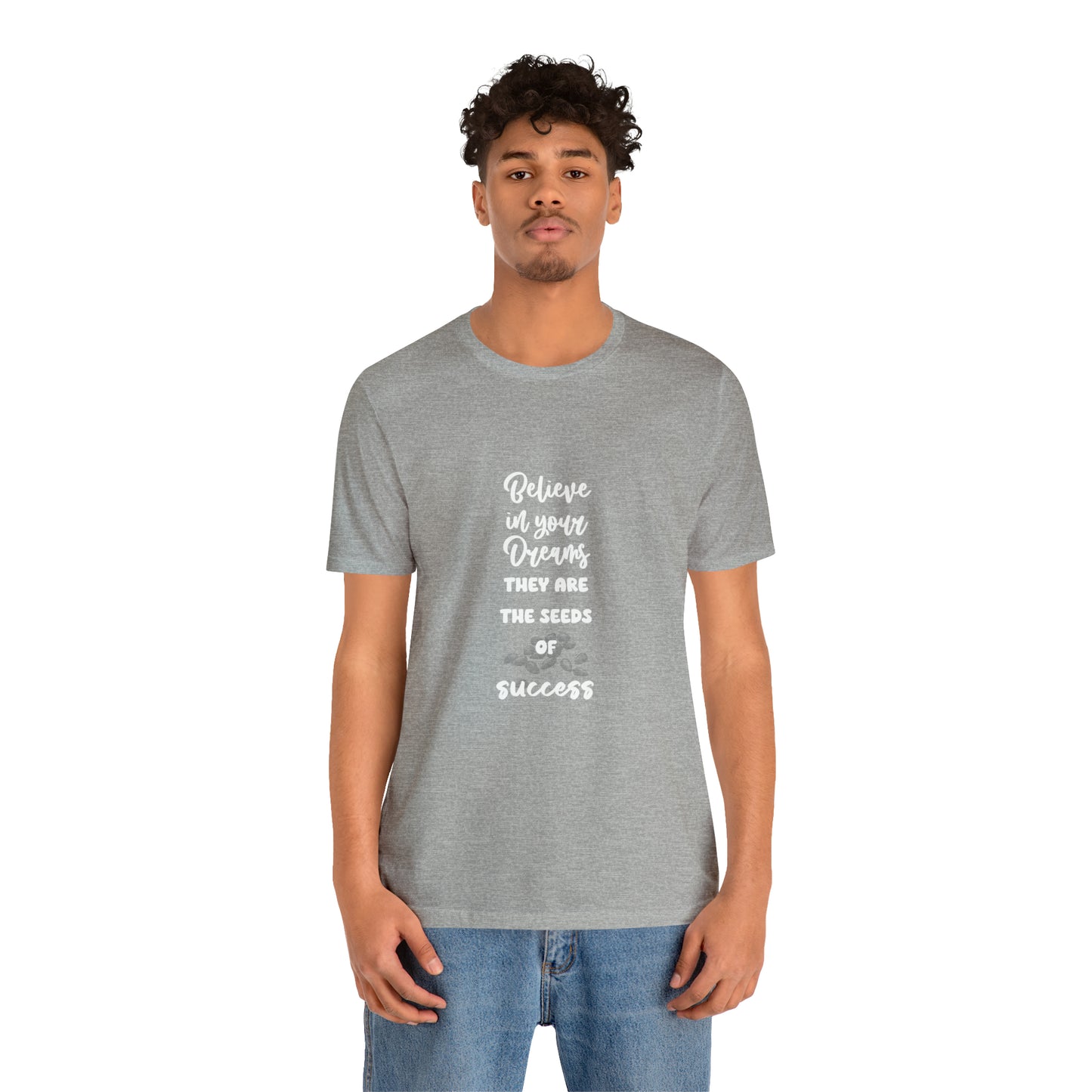 Soluvd Believe in Your Dreams Unisex, Women's, Men's Jersey Short Sleeve Tee