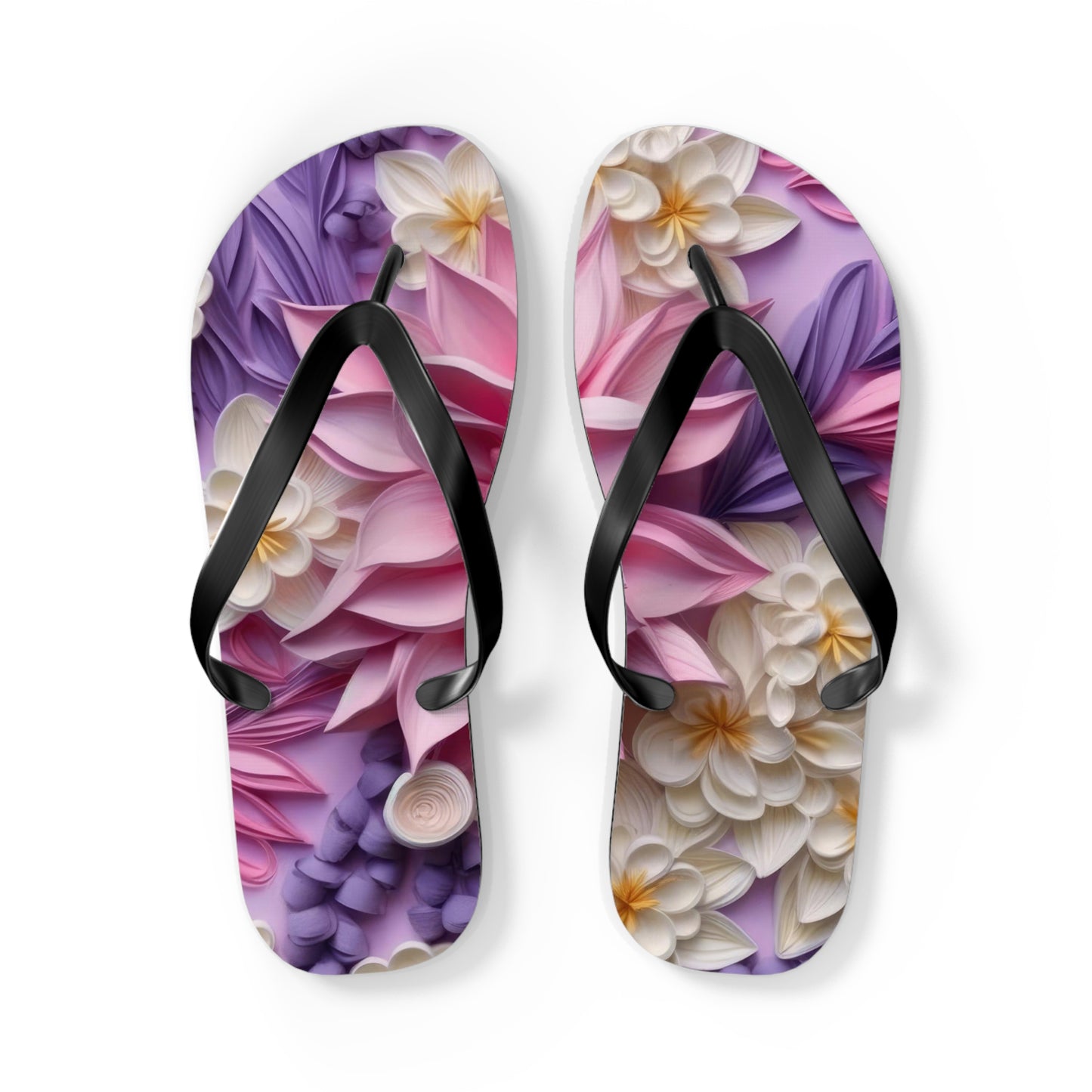 Soluvd Poppin flora Women's Flip Flops, Sandals