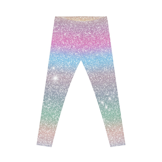 Soluvd Sparkle Premium Women's Casual Leggings, Yoga Leggings