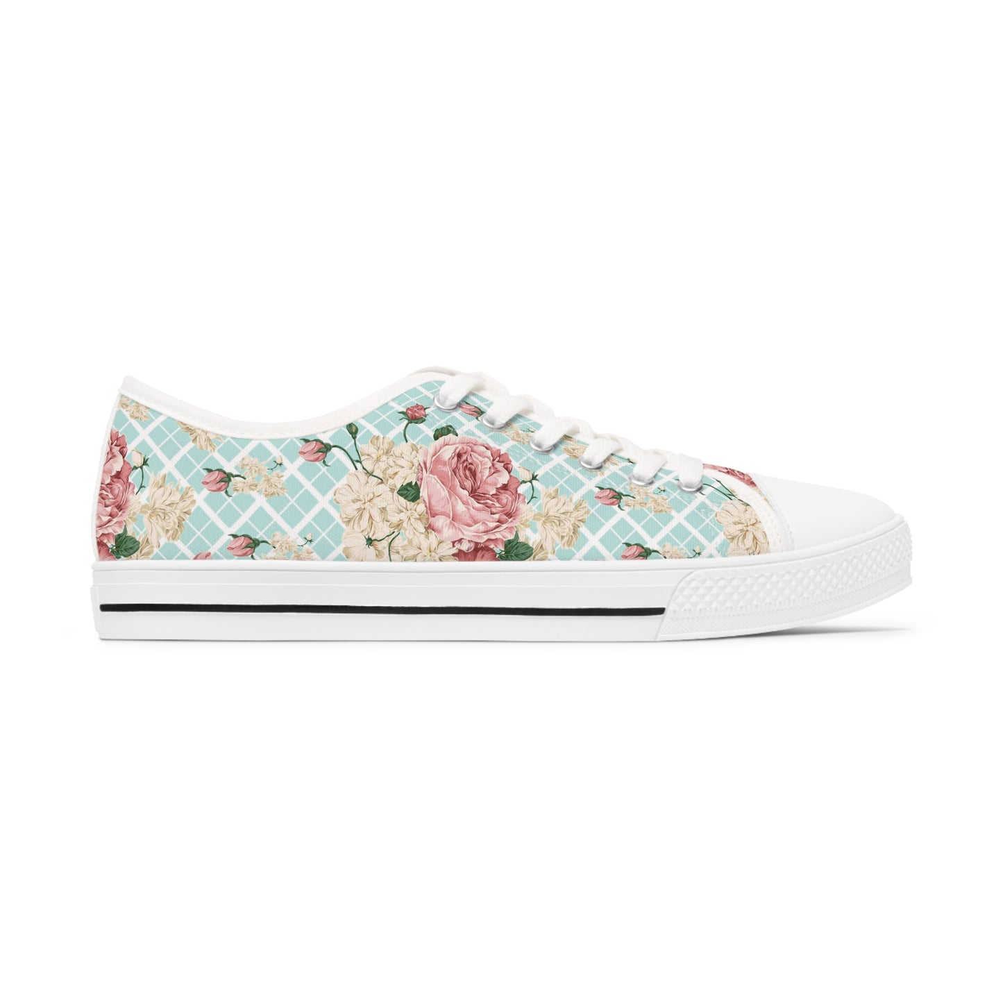 Soluvd More Roses Women's Low Top Sneakers