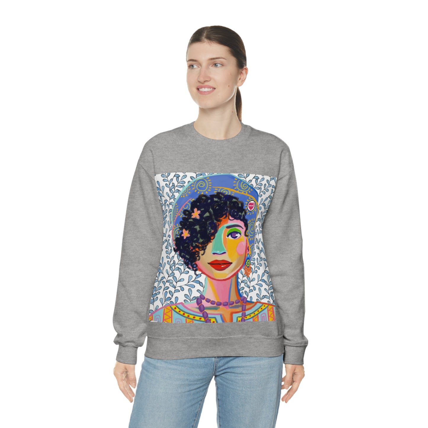 Soluvd Beret Unisex Heavy Blend™ Crewneck Sweatshirt