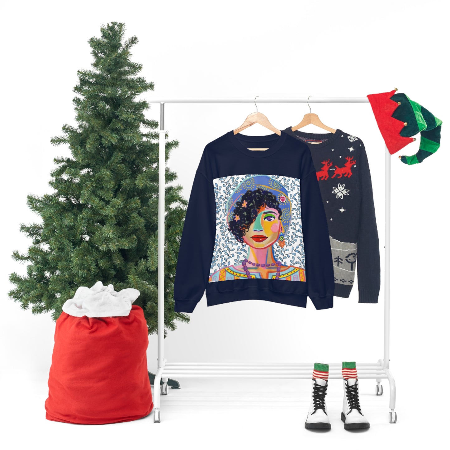Soluvd Beret Unisex Heavy Blend™ Crewneck Sweatshirt