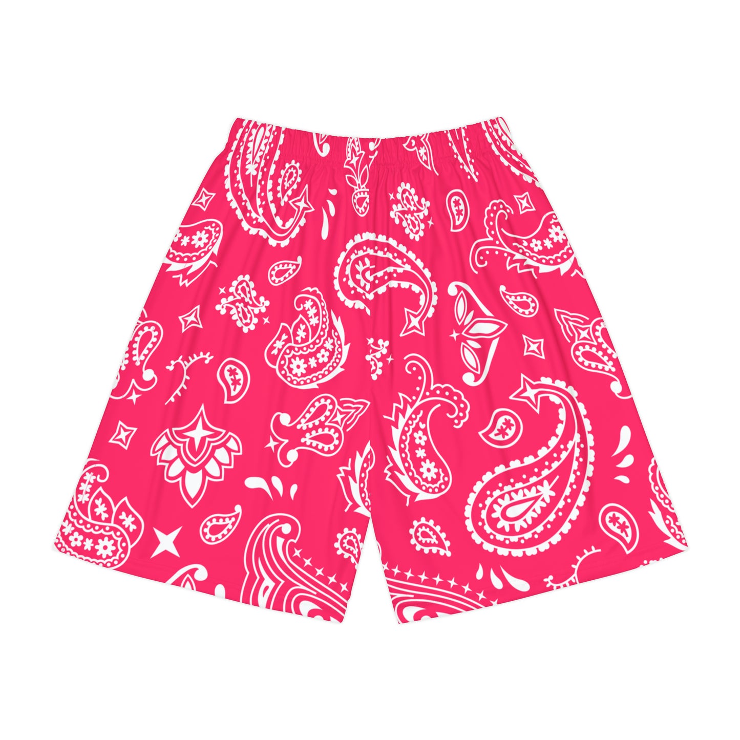 Soluvd Pink Bandana Men’s Sports Shorts