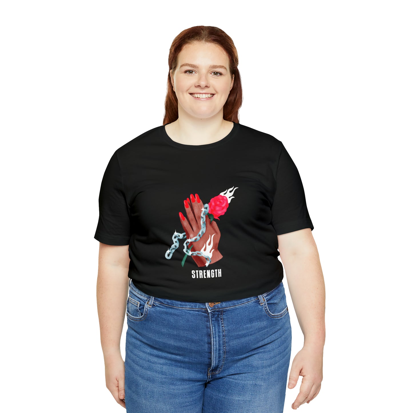Soluvd Strength Unisex, Women's, Men's Short Sleeve Tee