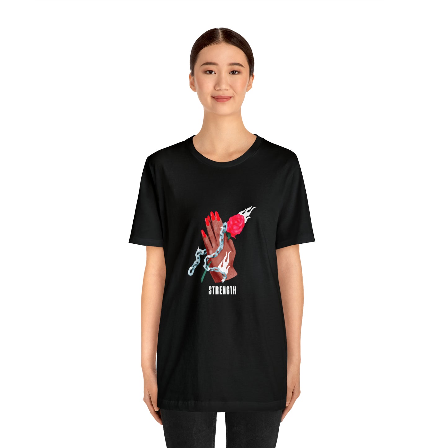 Soluvd Strength Unisex, Women's, Men's Short Sleeve Tee