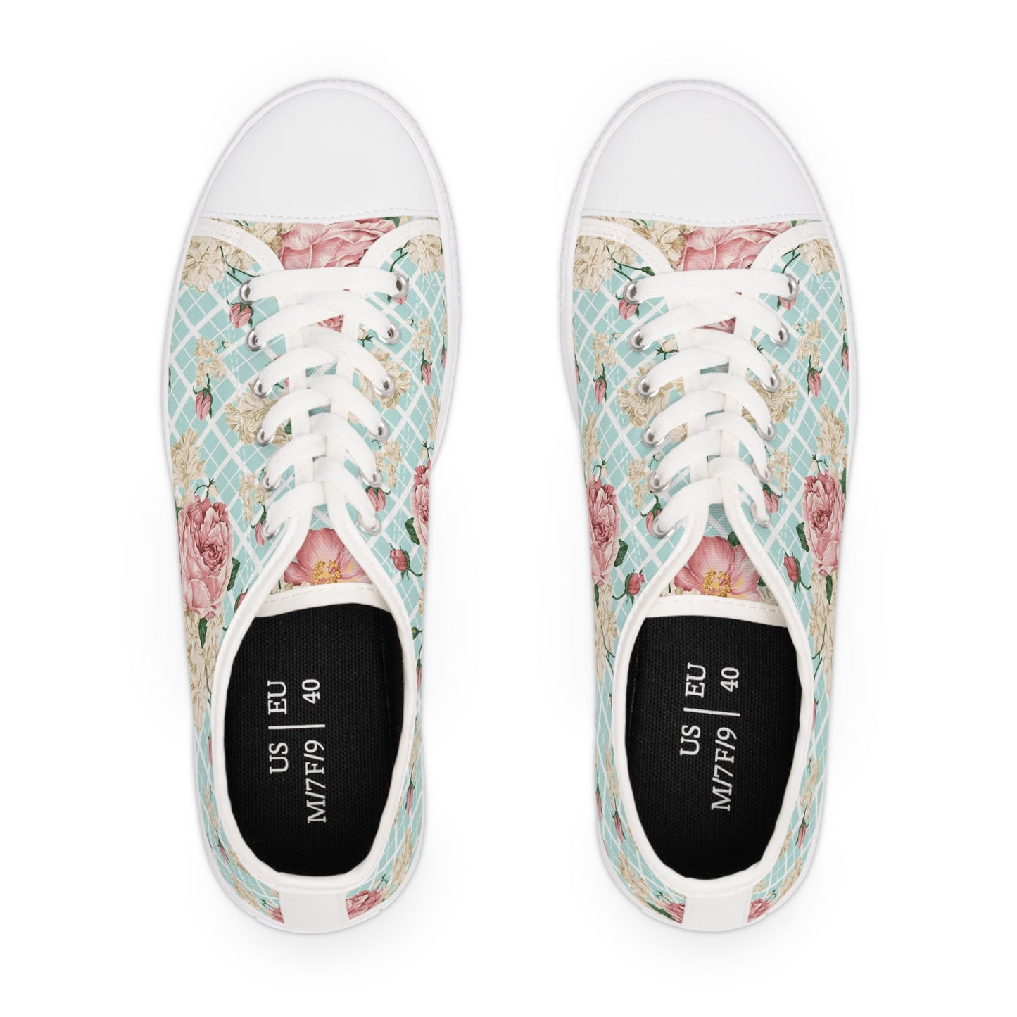 Soluvd More Roses Women's Low Top Sneakers