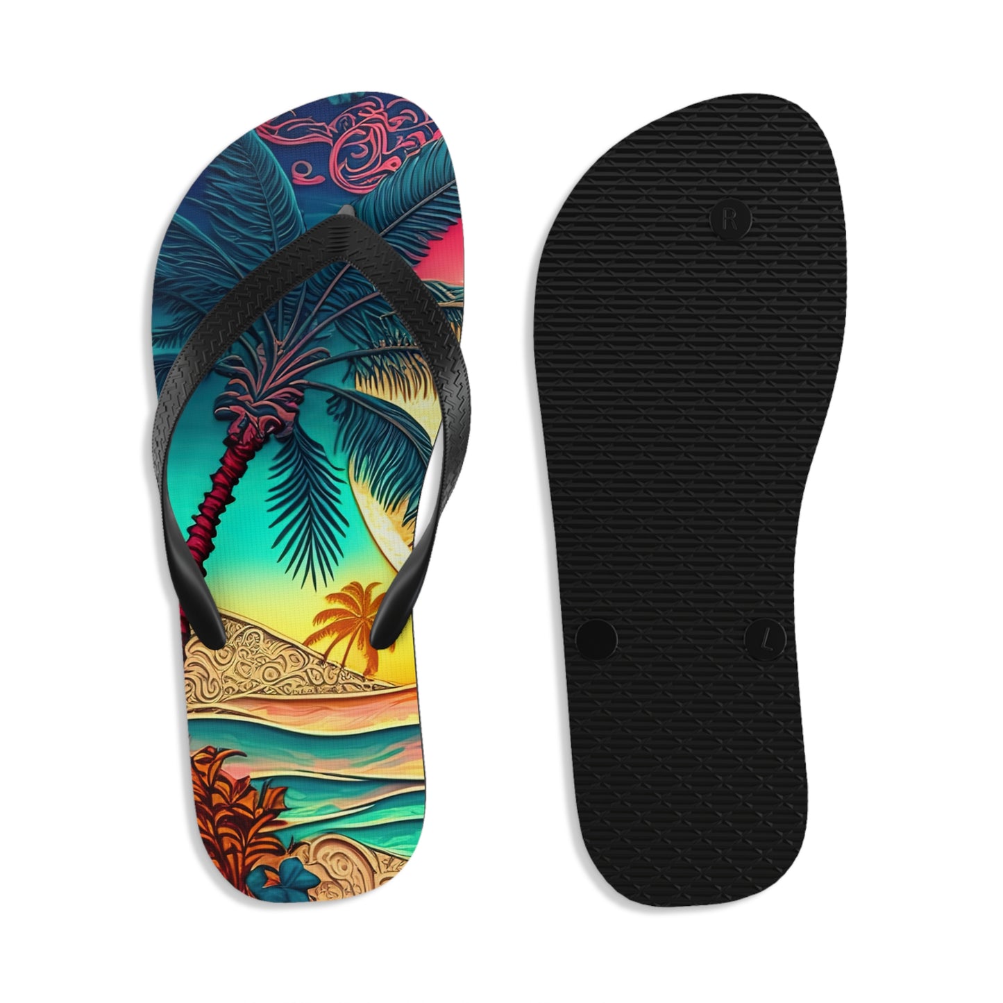 Soluvd SummerSun Unisex, Women's, Men's Flip-Flops