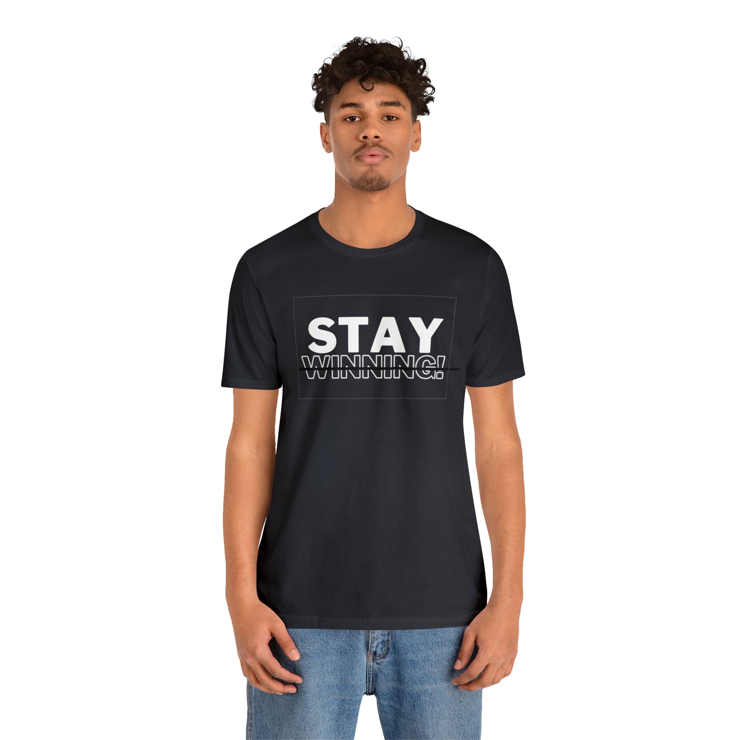 Soluvd Stay Winning Unisex, Women's, Men's Short Sleeve Tee