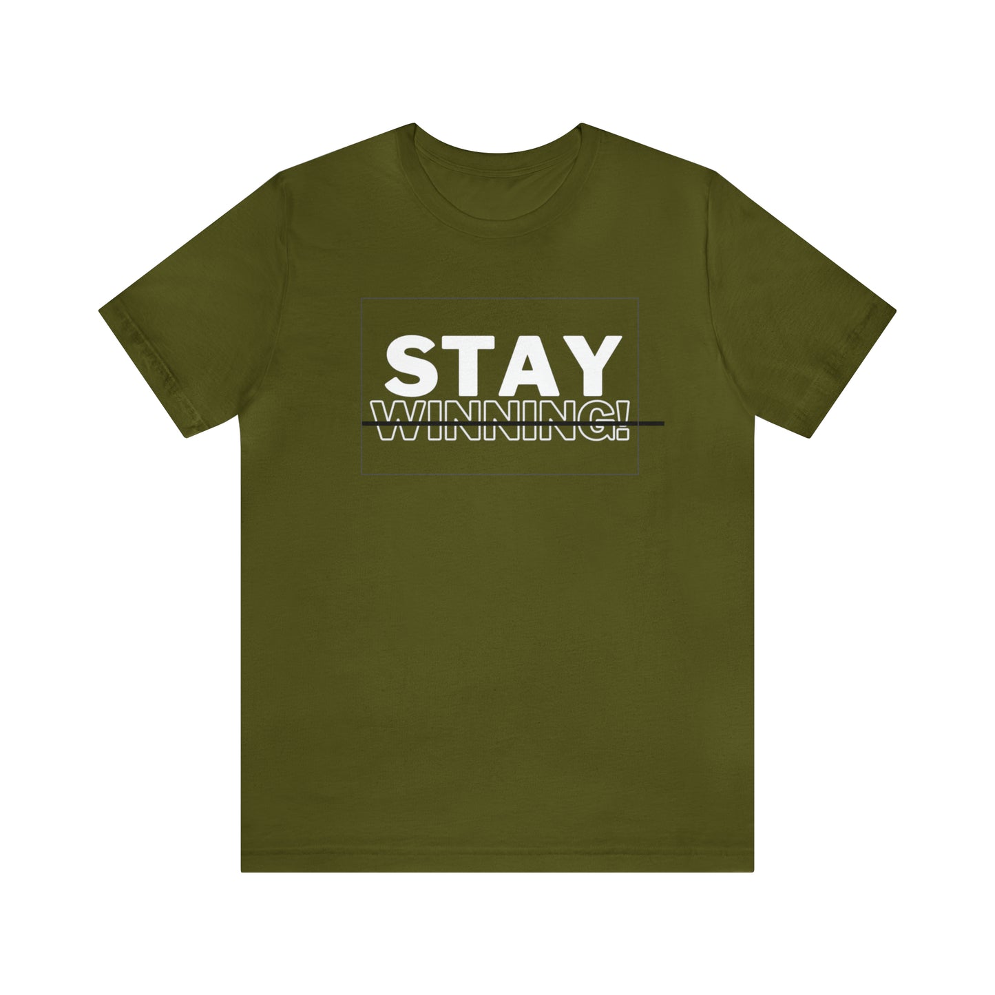 Soluvd Stay Winning Unisex, Women's, Men's Short Sleeve Tee