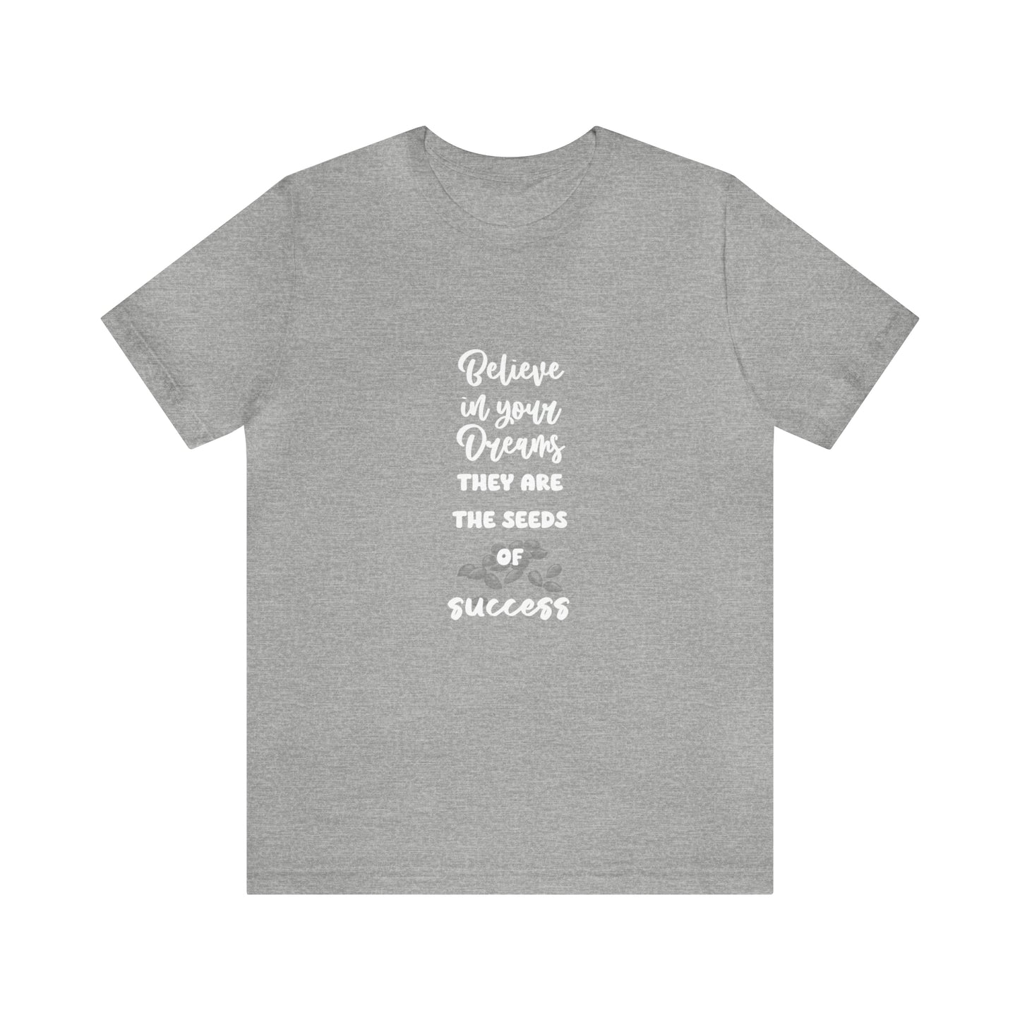Soluvd Believe in Your Dreams Unisex, Women's, Men's Jersey Short Sleeve Tee