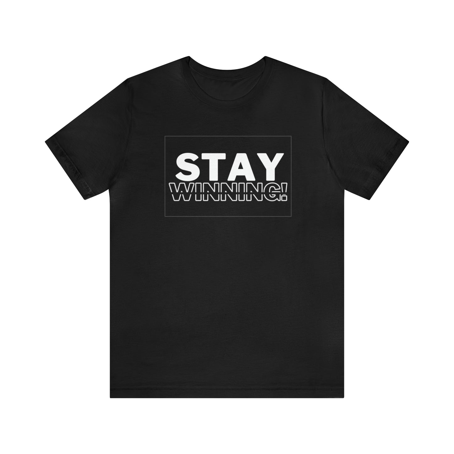 Soluvd Stay Winning Unisex, Women's, Men's Short Sleeve Tee
