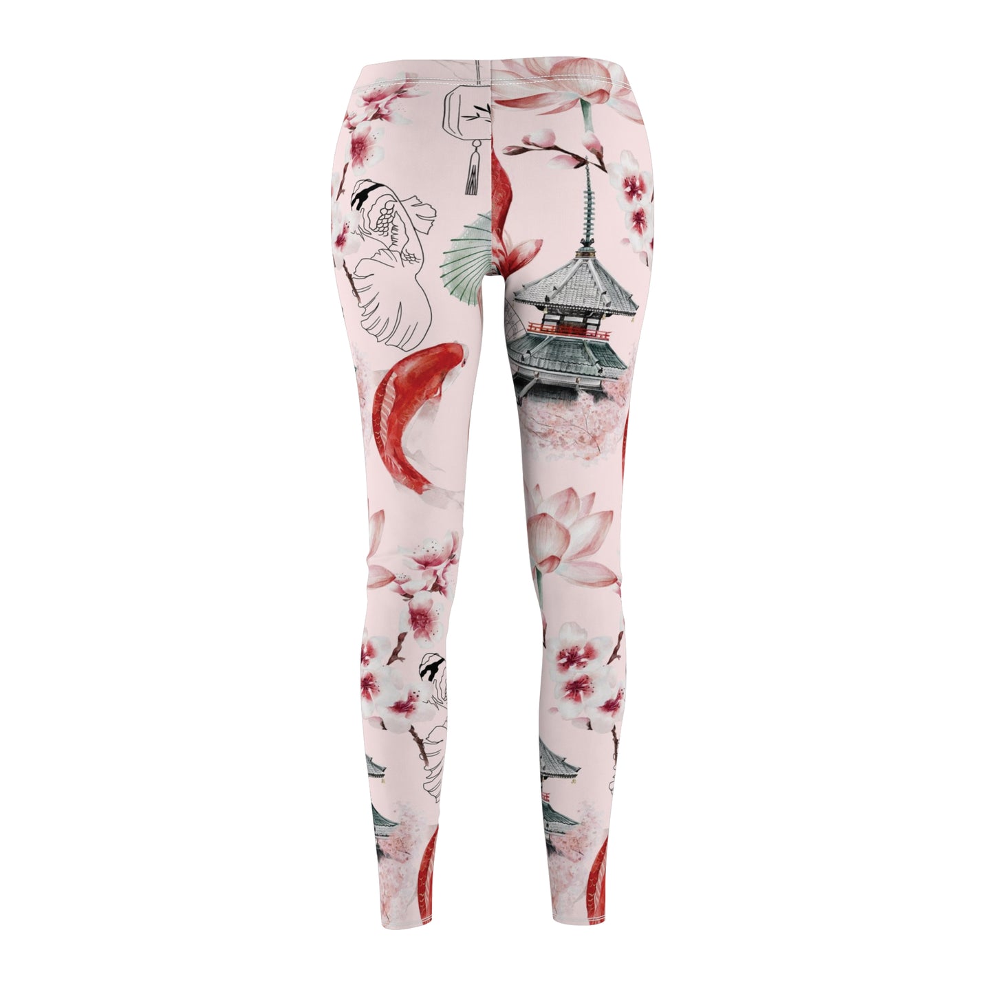 Soluvd Pink Pagoda Women's Casual Leggings