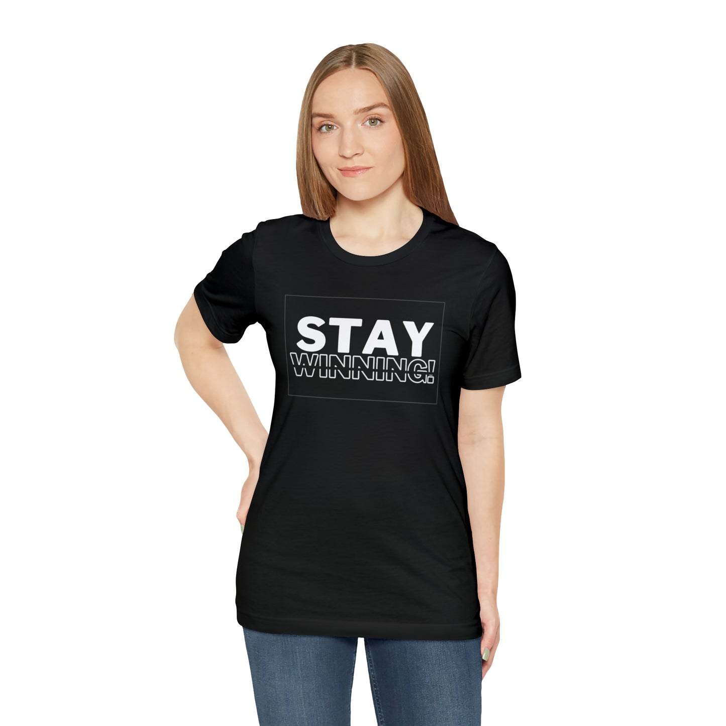 Soluvd Stay Winning Unisex, Women's, Men's Short Sleeve Tee